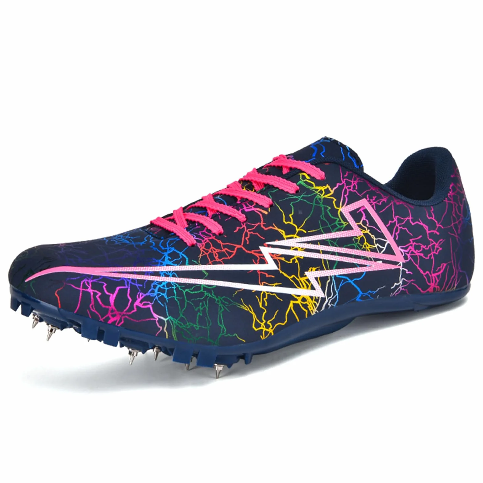 Chaussures D'athlétisme À Pointes pour Enfants Hommes Femmes Course Légères Sprint