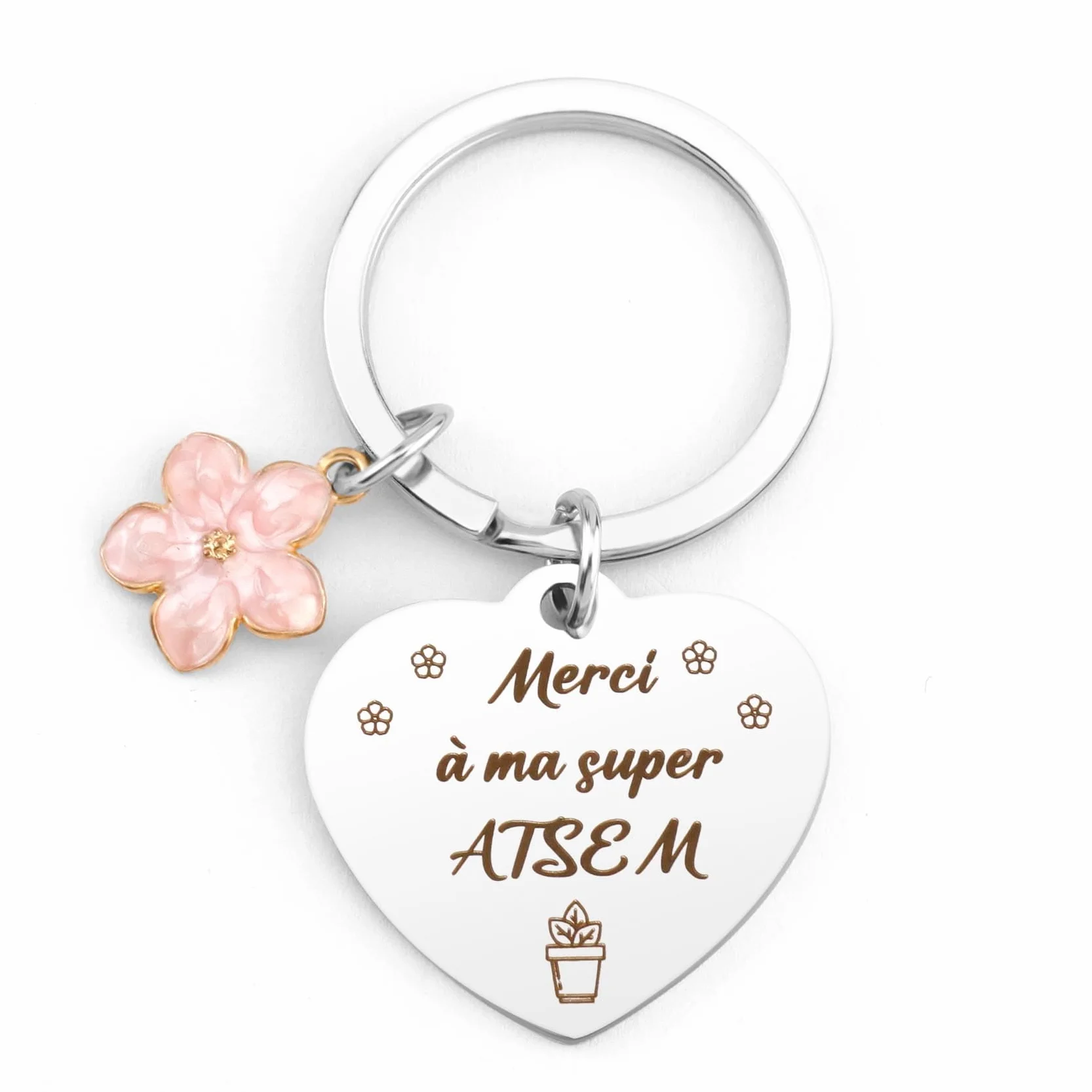 Porte Clef Cadeau Professeur Fin d'Année Maitresse Atsem Directrice École Assistante Maternelle