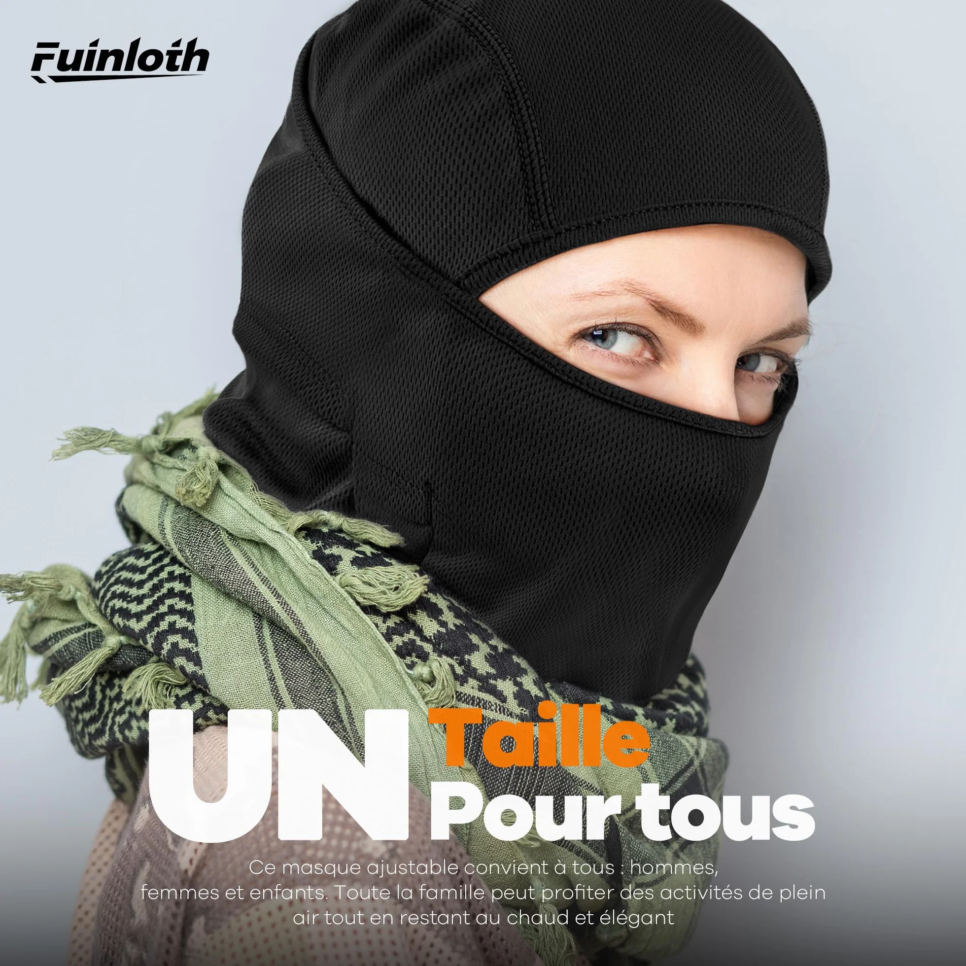 Balaclava Moto Cagoule Ski Mask Protection UV Vent Homme Femme