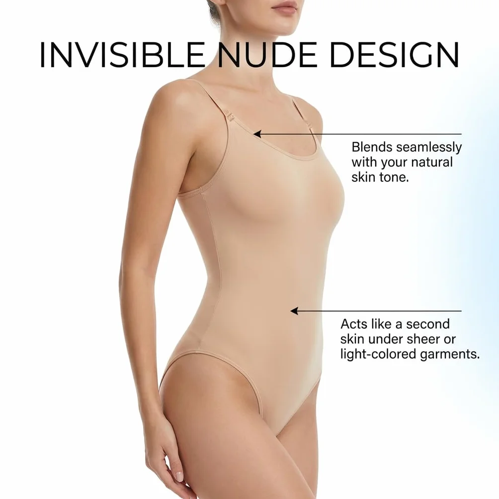 Justaucorps Danse Classique Adulte Shapewear Amincissant Ventre Plat Invisible Sans Couture Sculptant pour Ballet Gymnastique Yoga