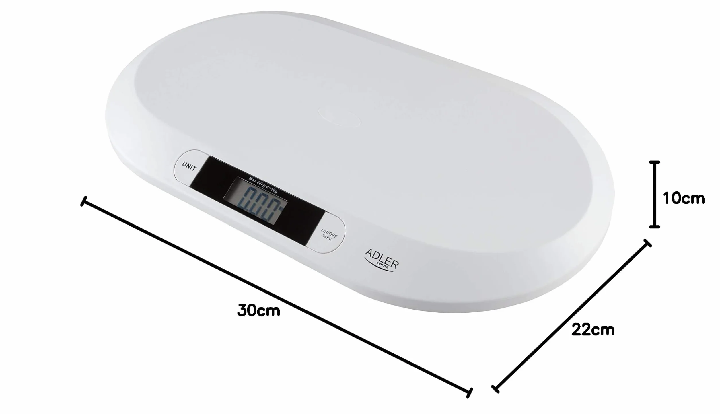 Adler AD 8139 Balance mécanique Multicolore