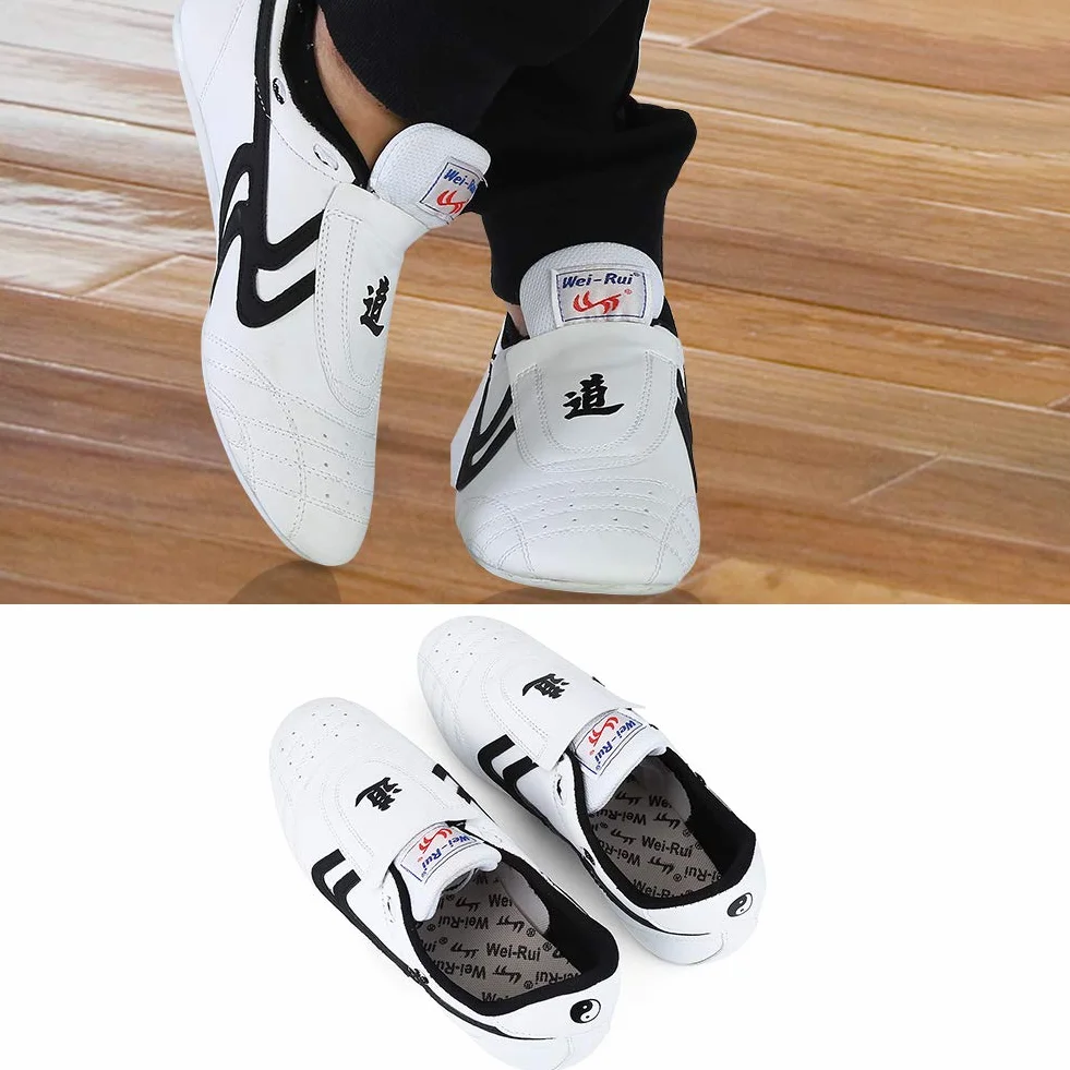 Alomejor Chaussures de Sport Arts Martiaux - Sneakers Taekwondo Boxe Karaté Kung-fu Tai-chi Respirant Confortable Taille 42