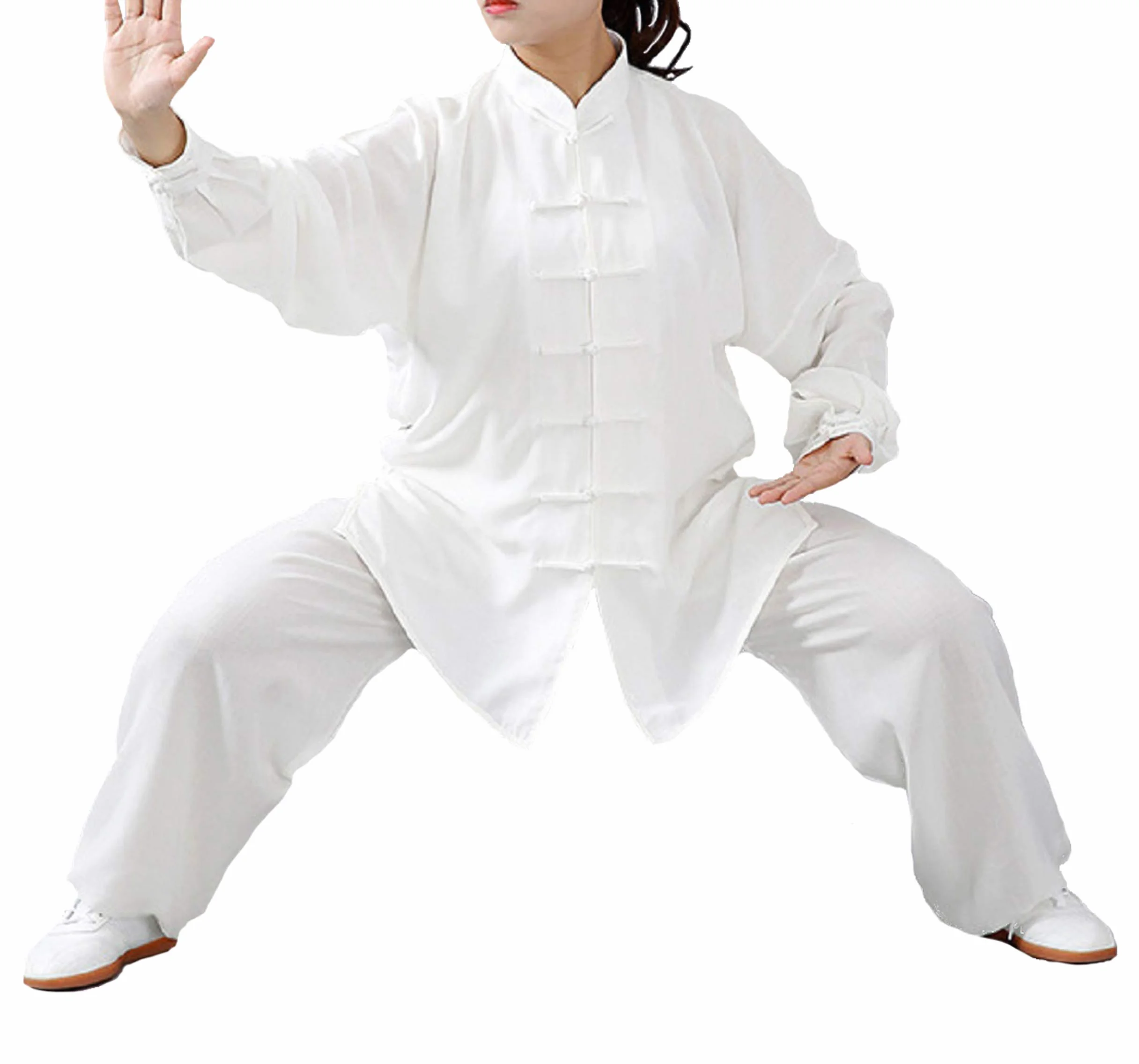 Coton et Lin Tai Chi Vêtements Uniforme Kung Fu pour Arts Martiaux