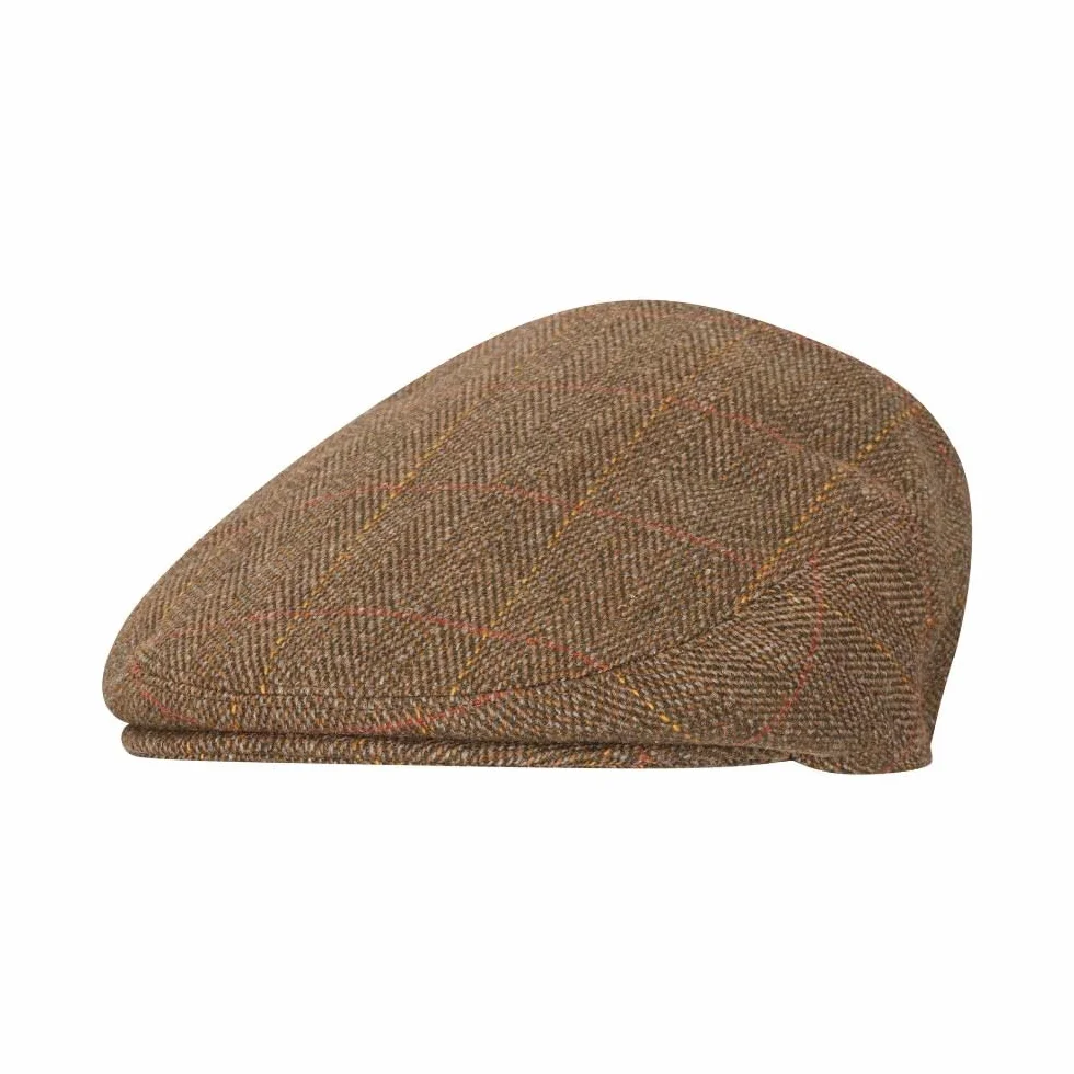 Walker & Hawkes Cambridge Casquette Plate Derby Tweed Chasse Campagne