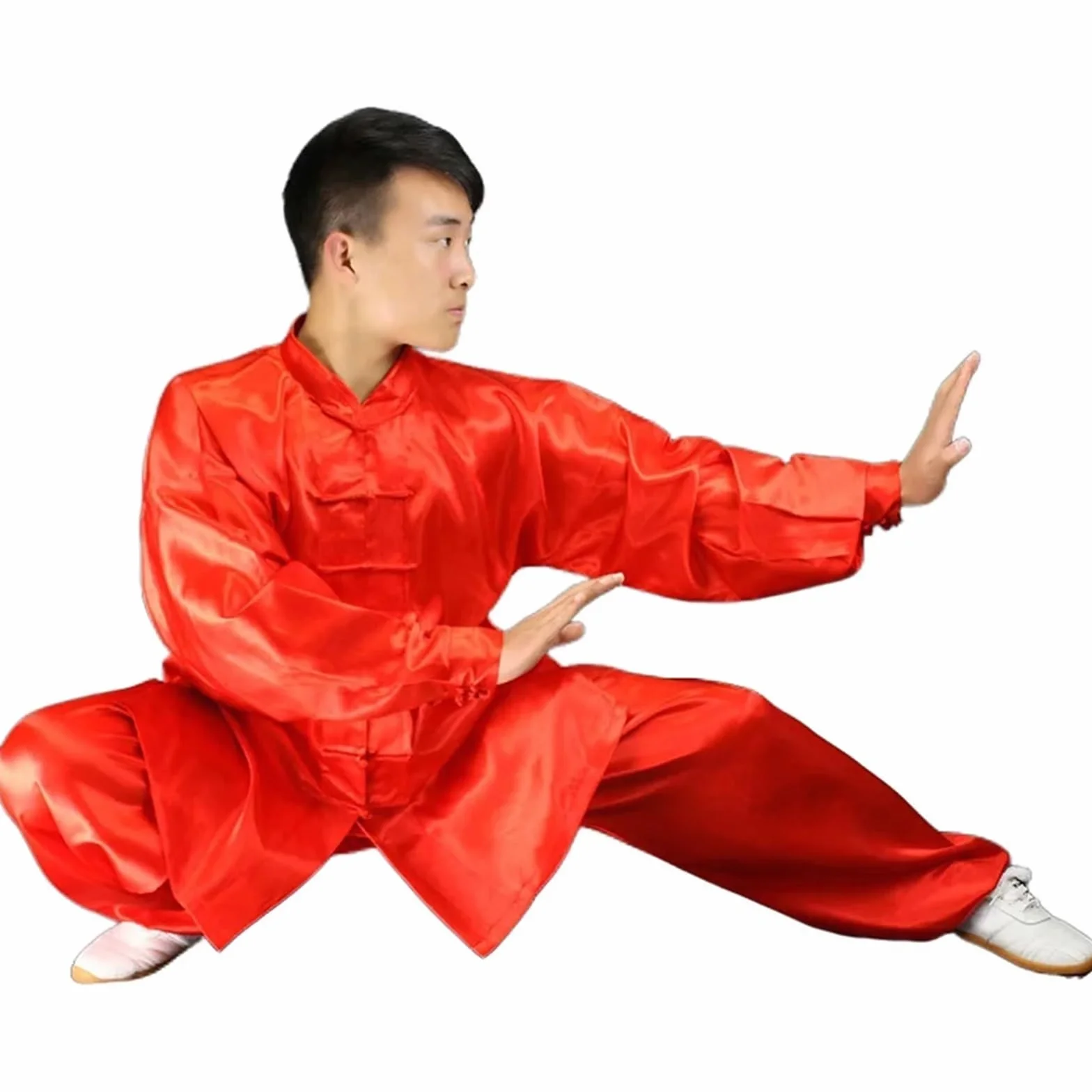 Uniformes Traditionnels Tai Chi Kung Fu Wushu Costume Wing Chun Arts Martiaux Adultes Enfants