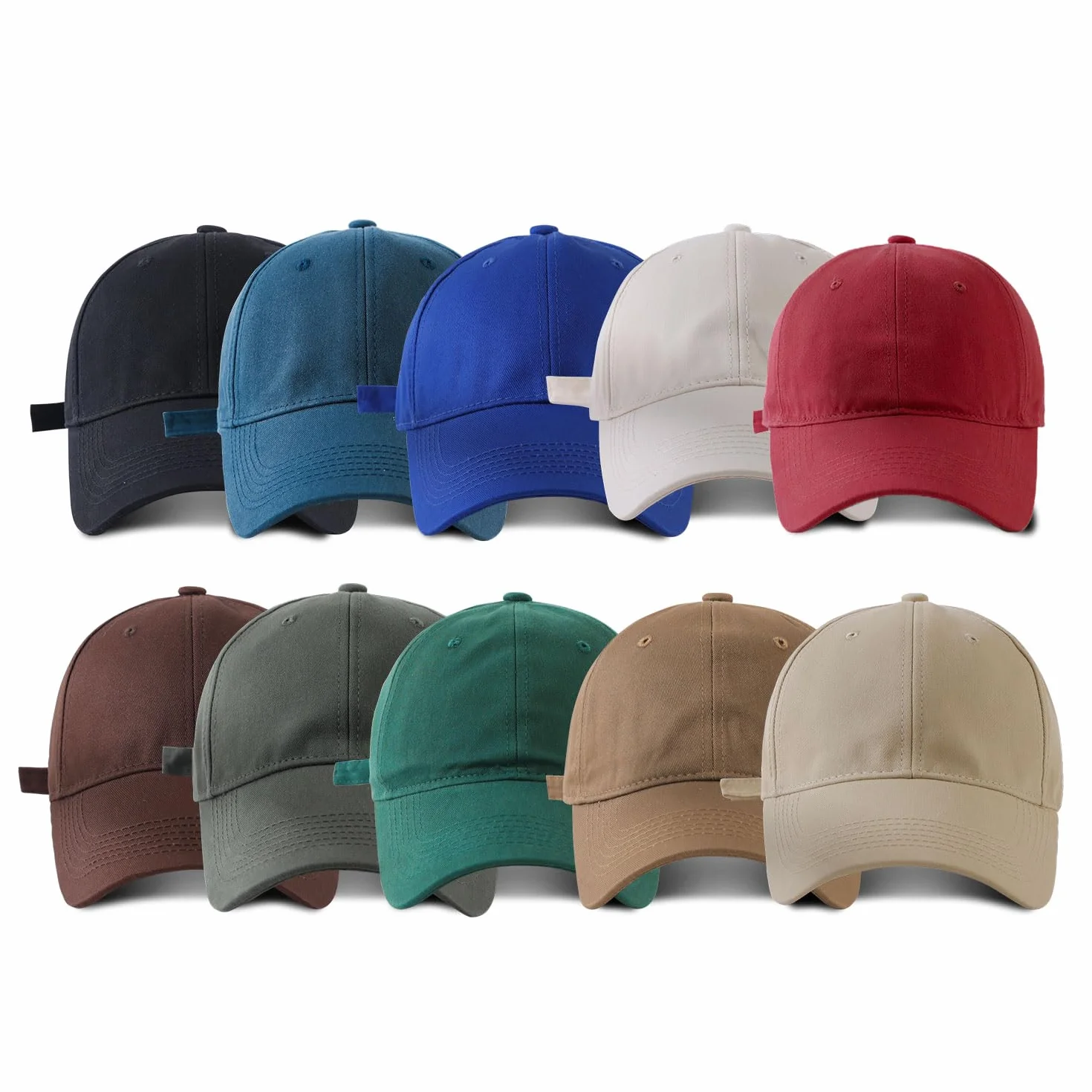 Casquette Homme 100% Coton Baseball réglable