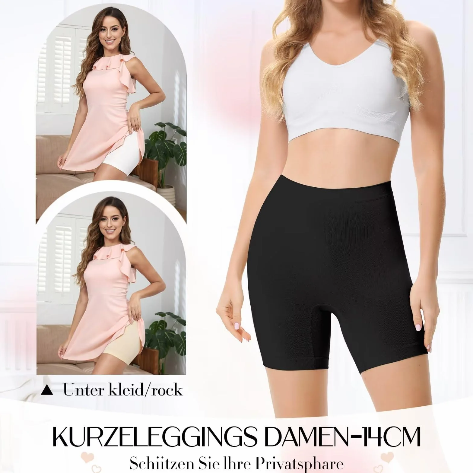 Shorty Anti Frottement Cuisse Femme Lot De 3