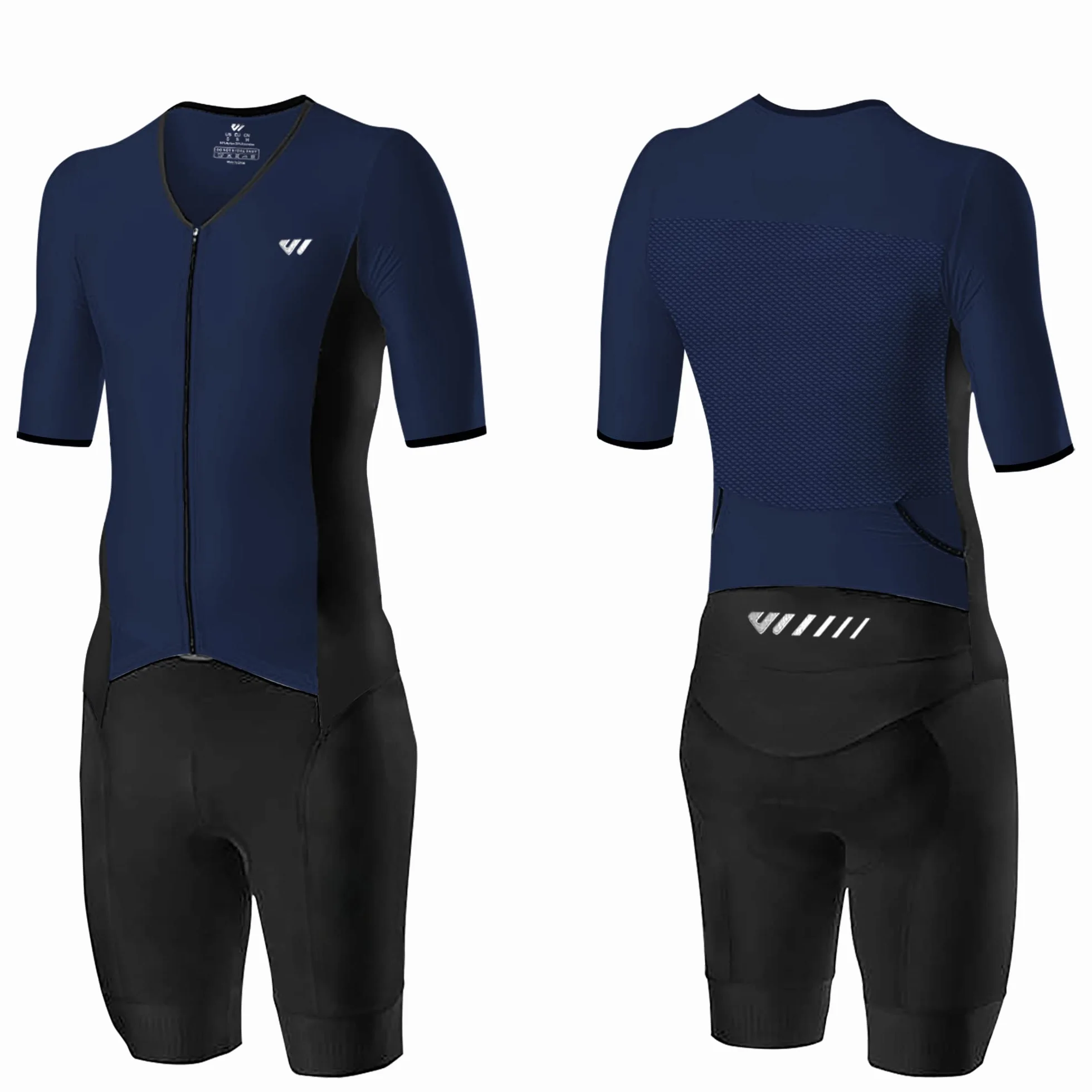 Combinaison Trifonction Triathlon Homme Respirante Séchage Rapide Natation Vélo Course
