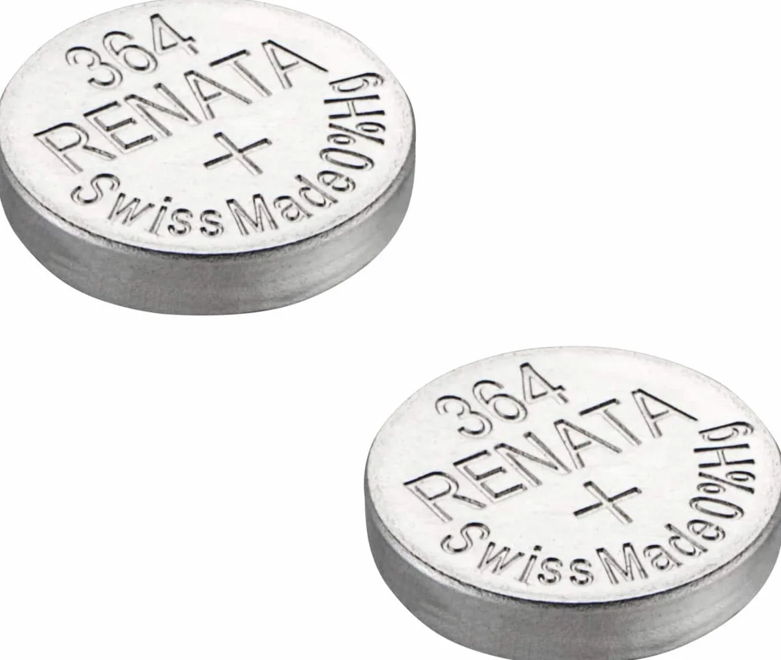 Renata 364 (SR621SW) Batterie Montre Argent Oxyde Fabriqué En Suisse