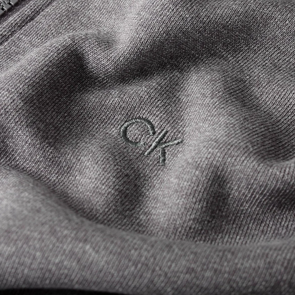 Calvin Klein Pull de Golf Extensible Demi-Fermeture éclair Homme