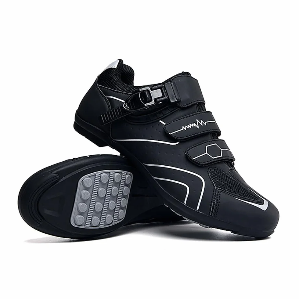 Chaussures de VTT Homme Femme, Chaussures de Cyclisme Velo Route Antidérapante