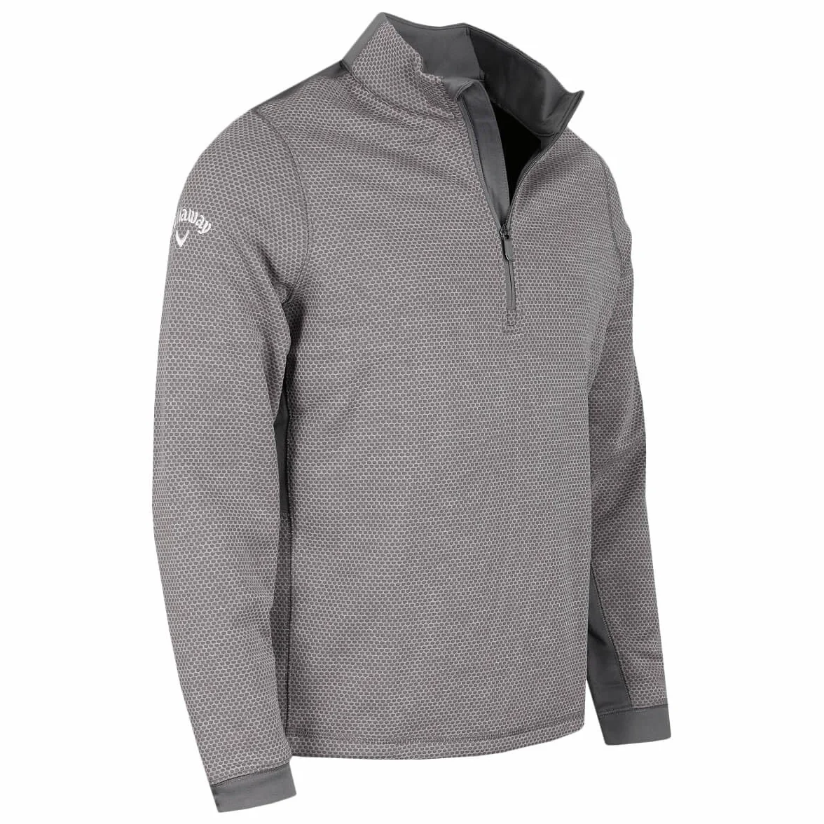 Callaway Golf Men's Hex Textured Thermal Fleece Pullover