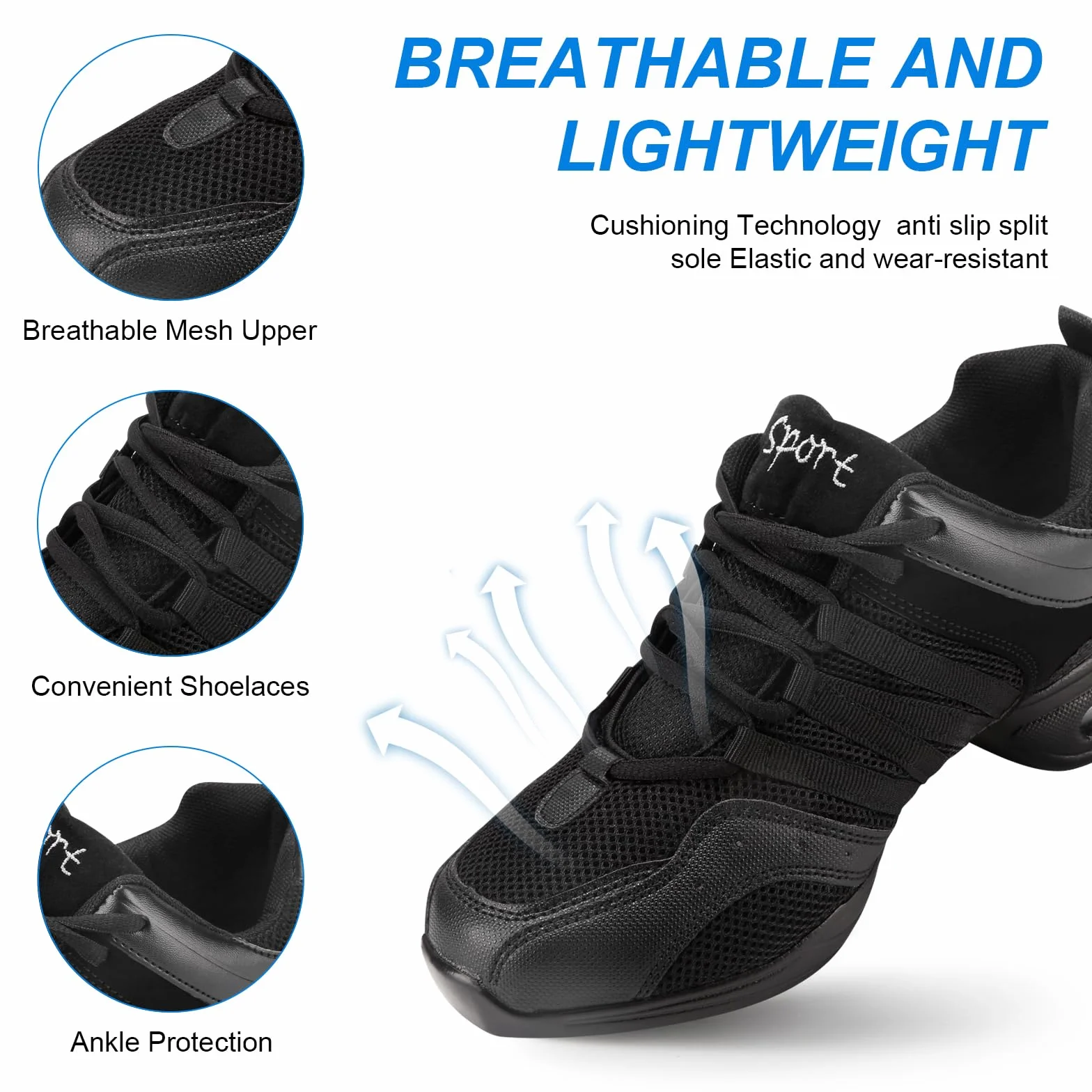 PADGENE Chaussures de Jazz Femmes Chaussures de Danse Satin Talons Hauts Jazz Latin Rumba Cha Cha