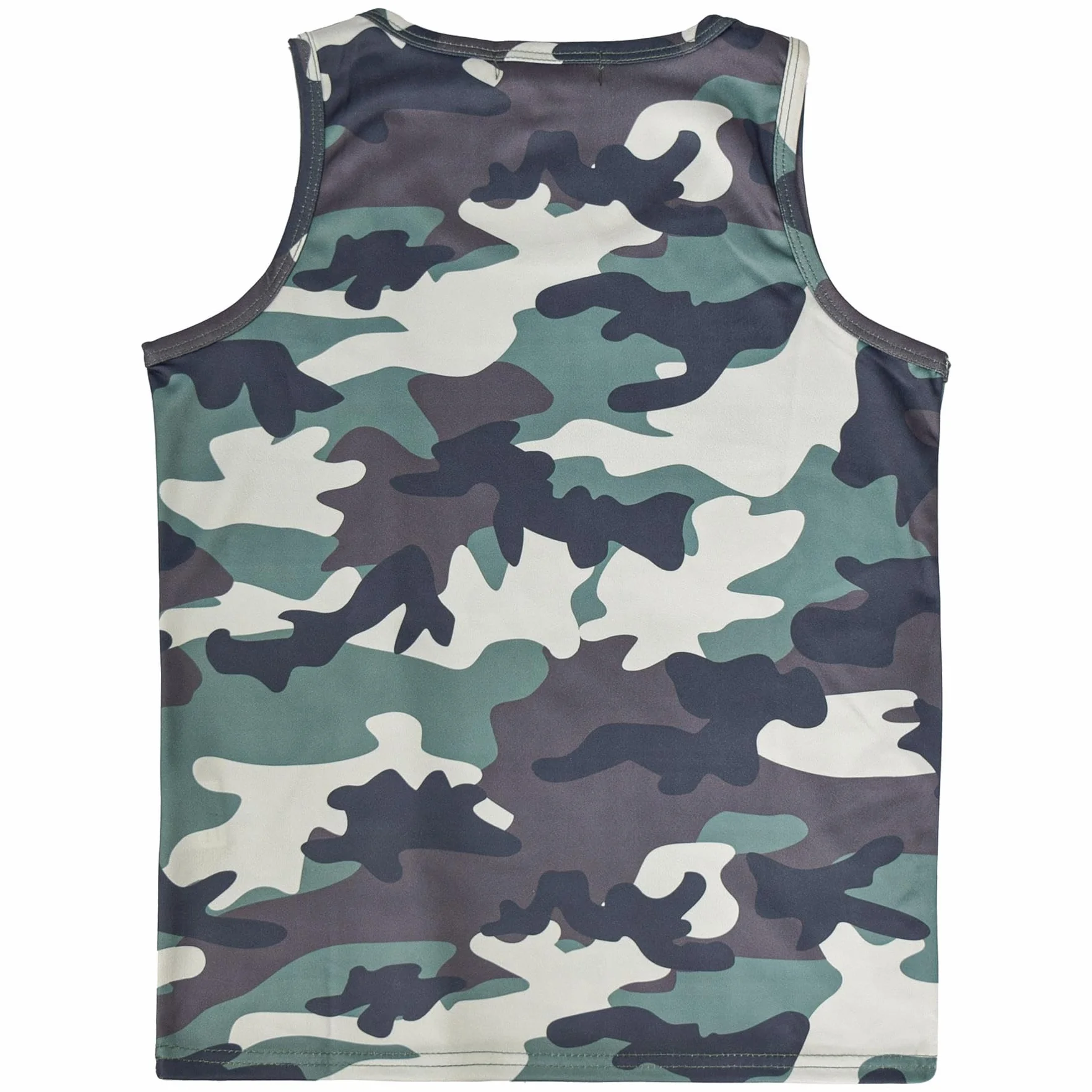 Garçons Gilet Sans Manches Camouflage Athlétique Respirant Été Débardeur Âge 3-14 Ans