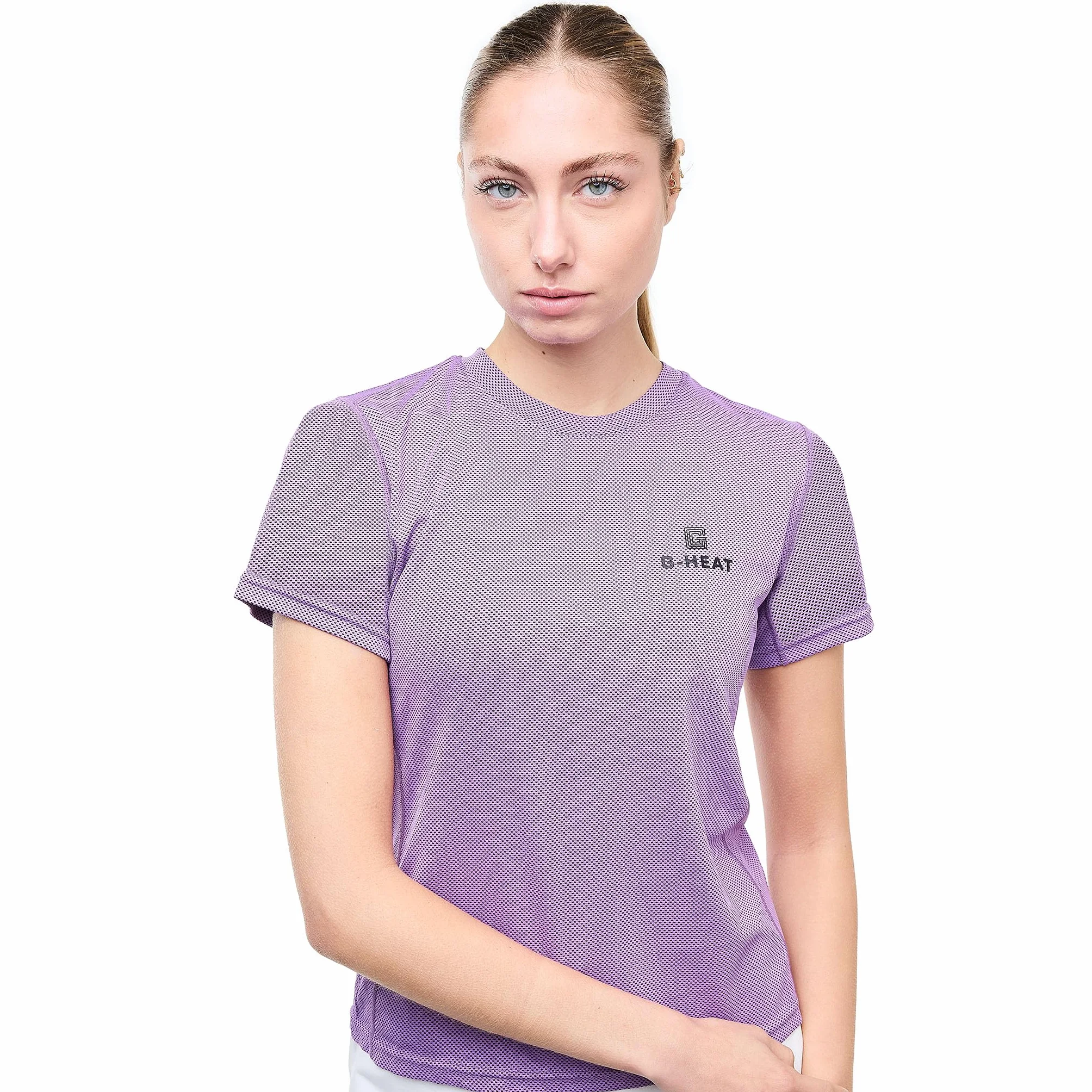 T-Shirt Anti-UV Femme UPF50+ Ultra-Léger Respirant Rafraîchissant Sport