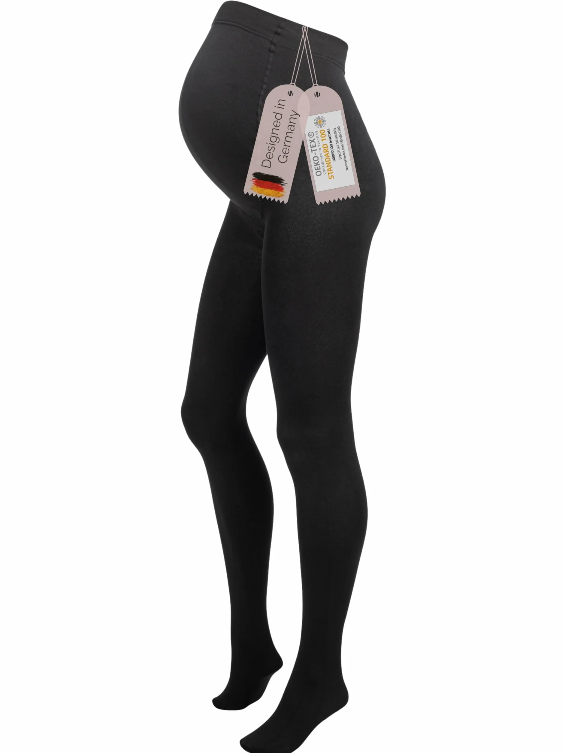 Collant de Grossesse Thermique Opaque Mat Certifié Oeko-Tex 100-1700