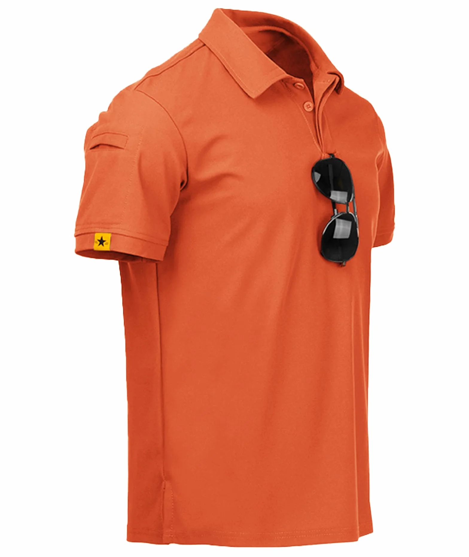 Polo Homme Manches Courtes Respirant Golf Séchage Léger T-Shirt Outdoor Sport d'été M-3XL
