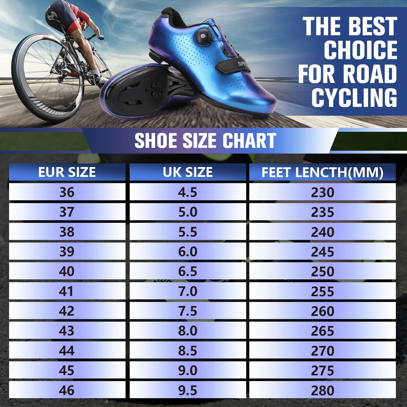 Chaussures Cyclisme Couleur Unie Hommes Femmes Route VTT Compatibles SPD SPD-SL Look