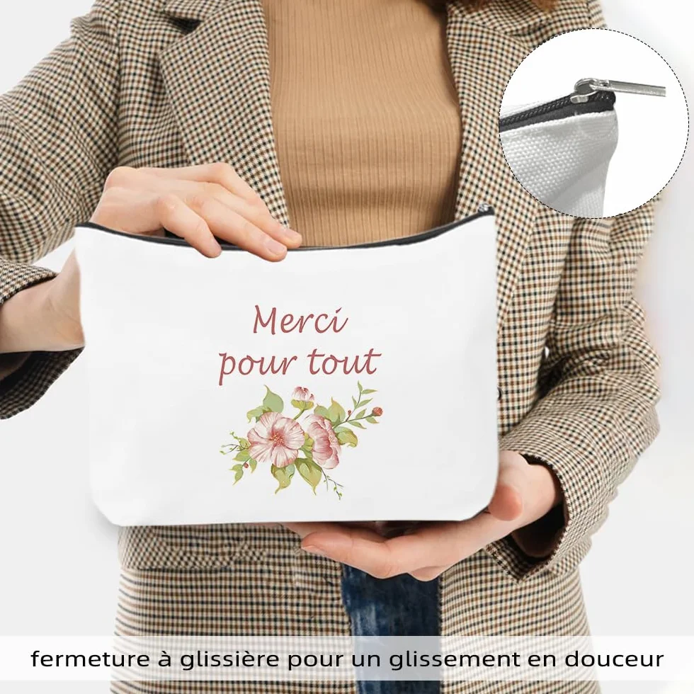 Trousses Maquillage Cadeau Femme Remerciement Atsem Maitresse Patron Infirmiere
