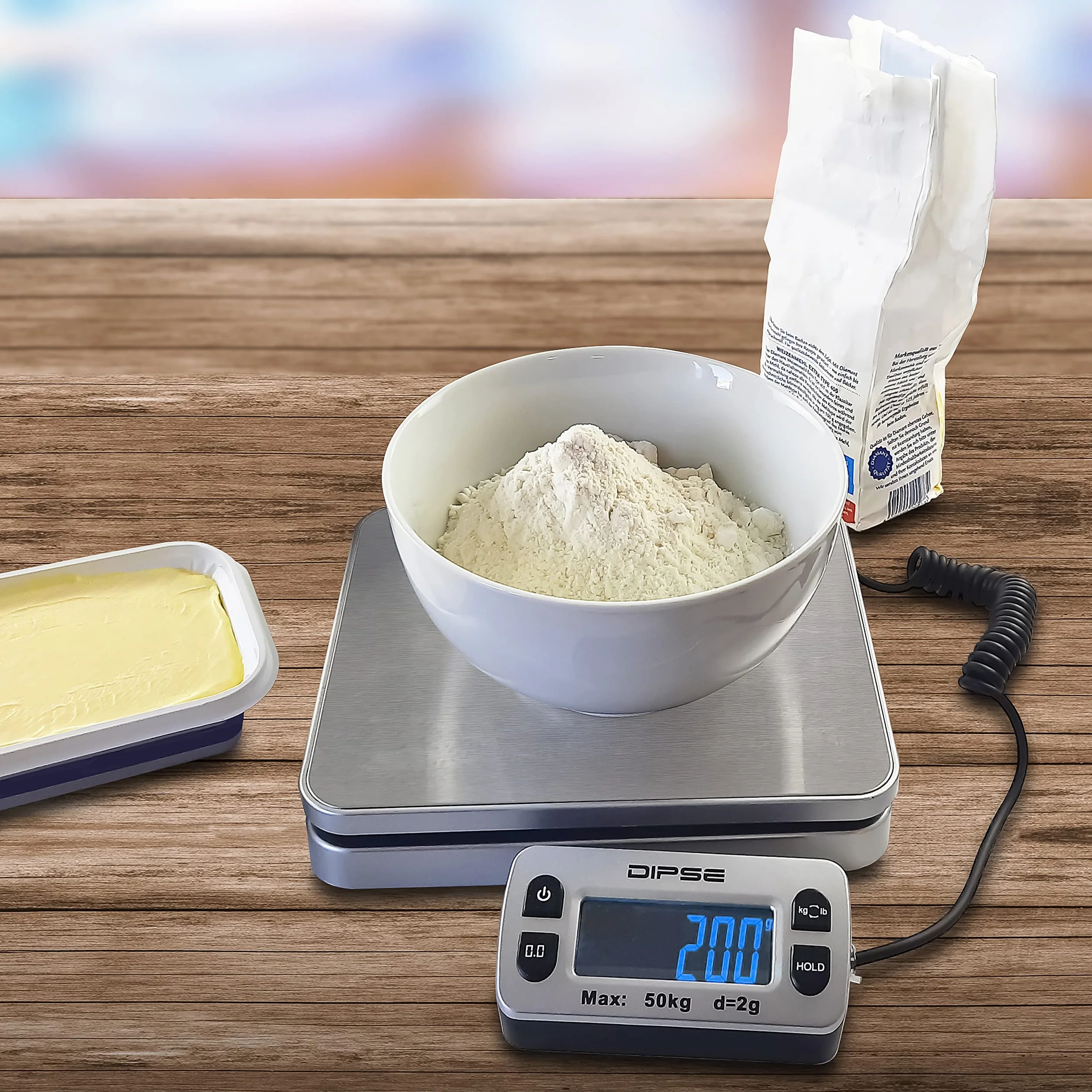 Dipse Mini pèse-colis avec écran externe 50kg x 0,002kg