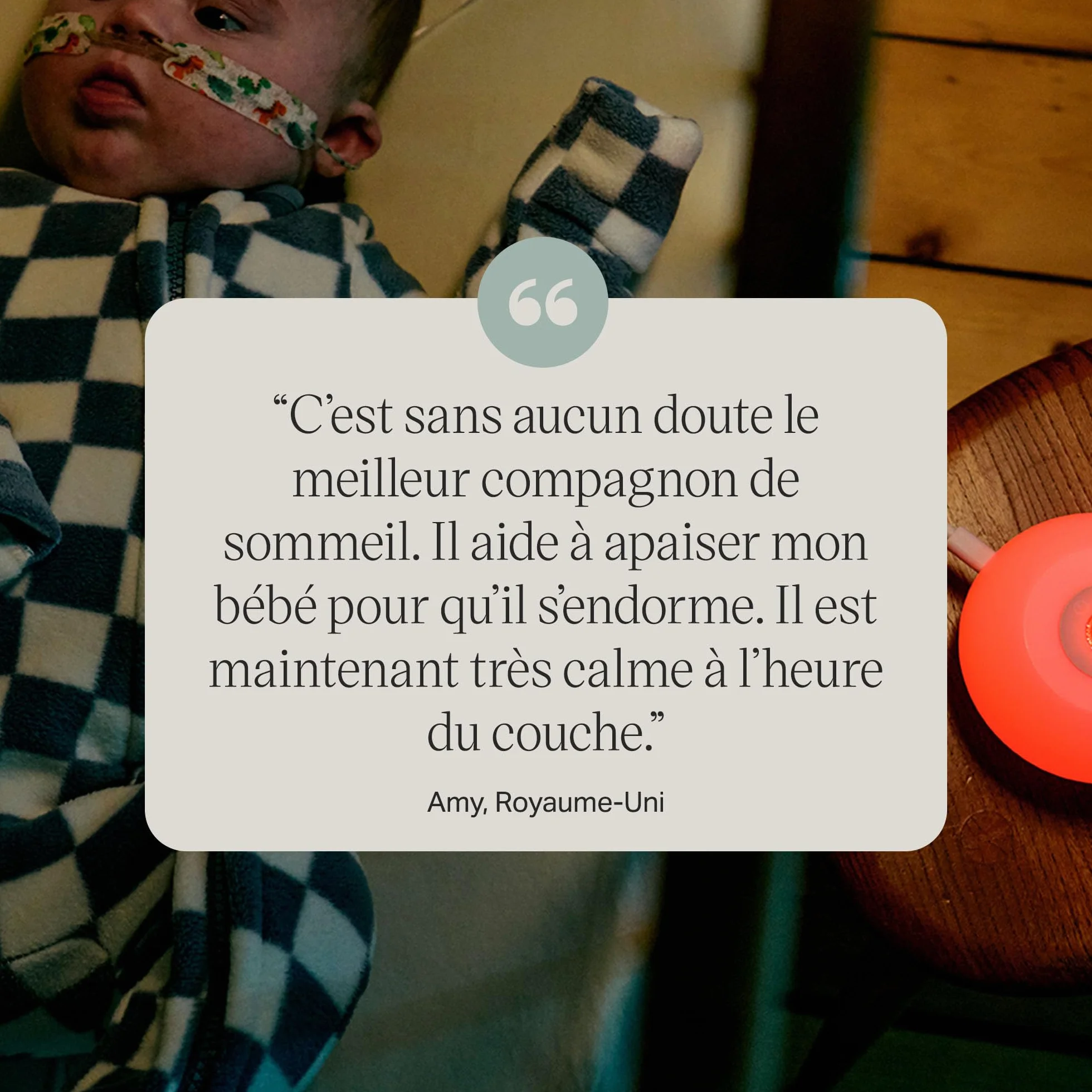 Tommee Tippee Dreammaker aide au Sommeil pour Bébé, bruit rose, veilleuse rouge, capteur de pleurs