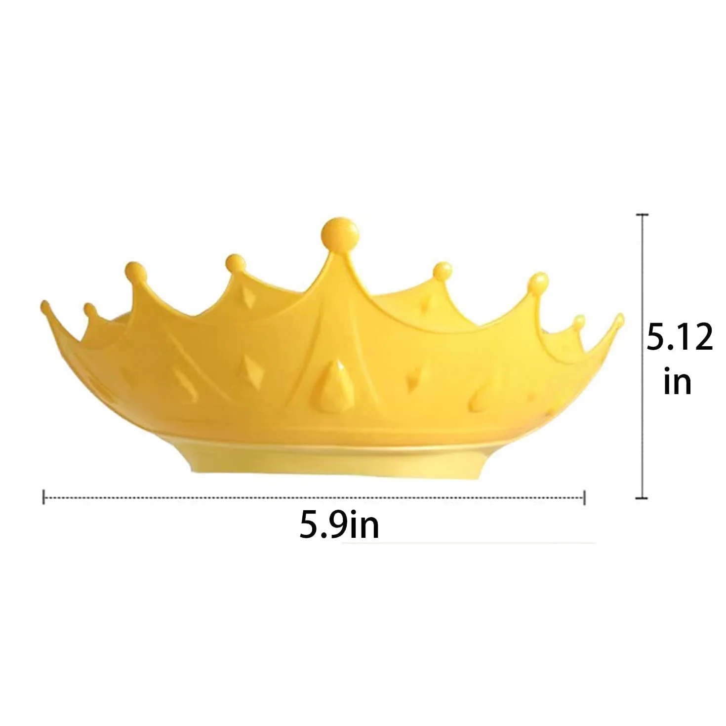 LATRAT Bonnet de bain réglable pour enfants avec protection des yeux et des oreilles, jaune