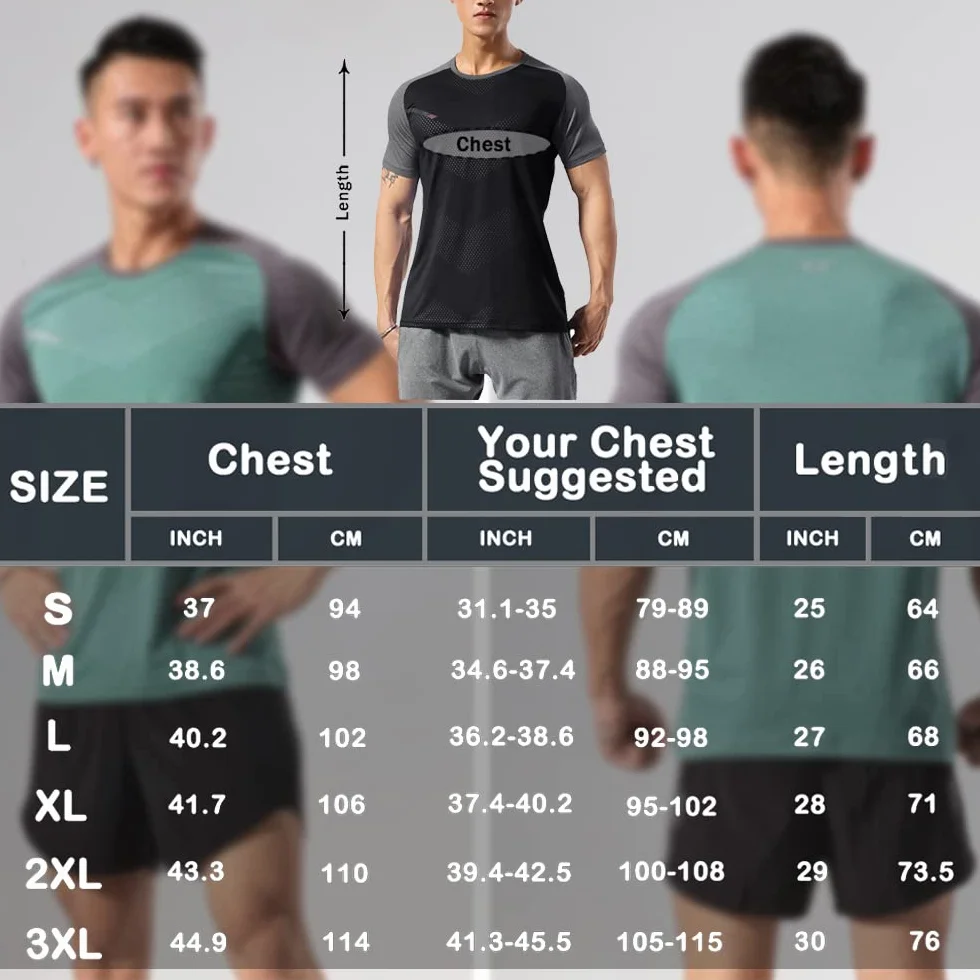 Vêtements de Sport Respirants et Séchage Rapide pour Hommes