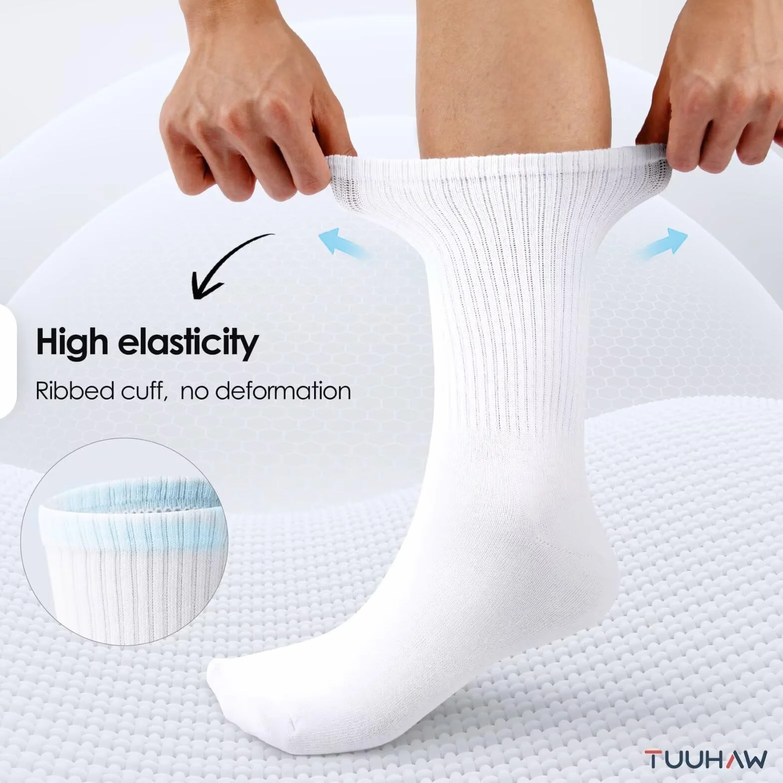 Chaussettes de Sport Homme Femme Lot 6/12 Unisexe OEKO-TEX Standard 100