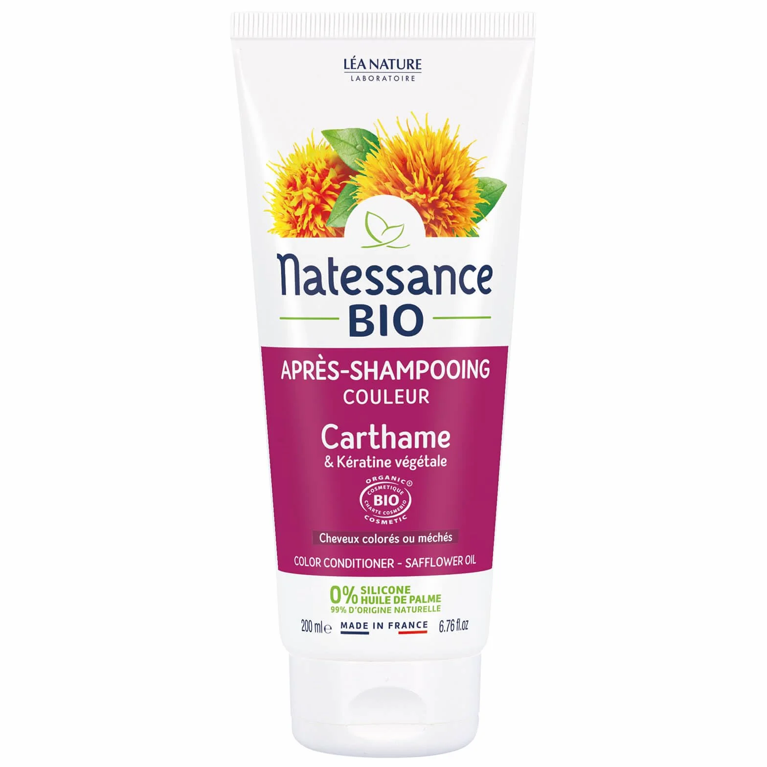 Natessance Après-shampoing couleur carthame bio 200ml