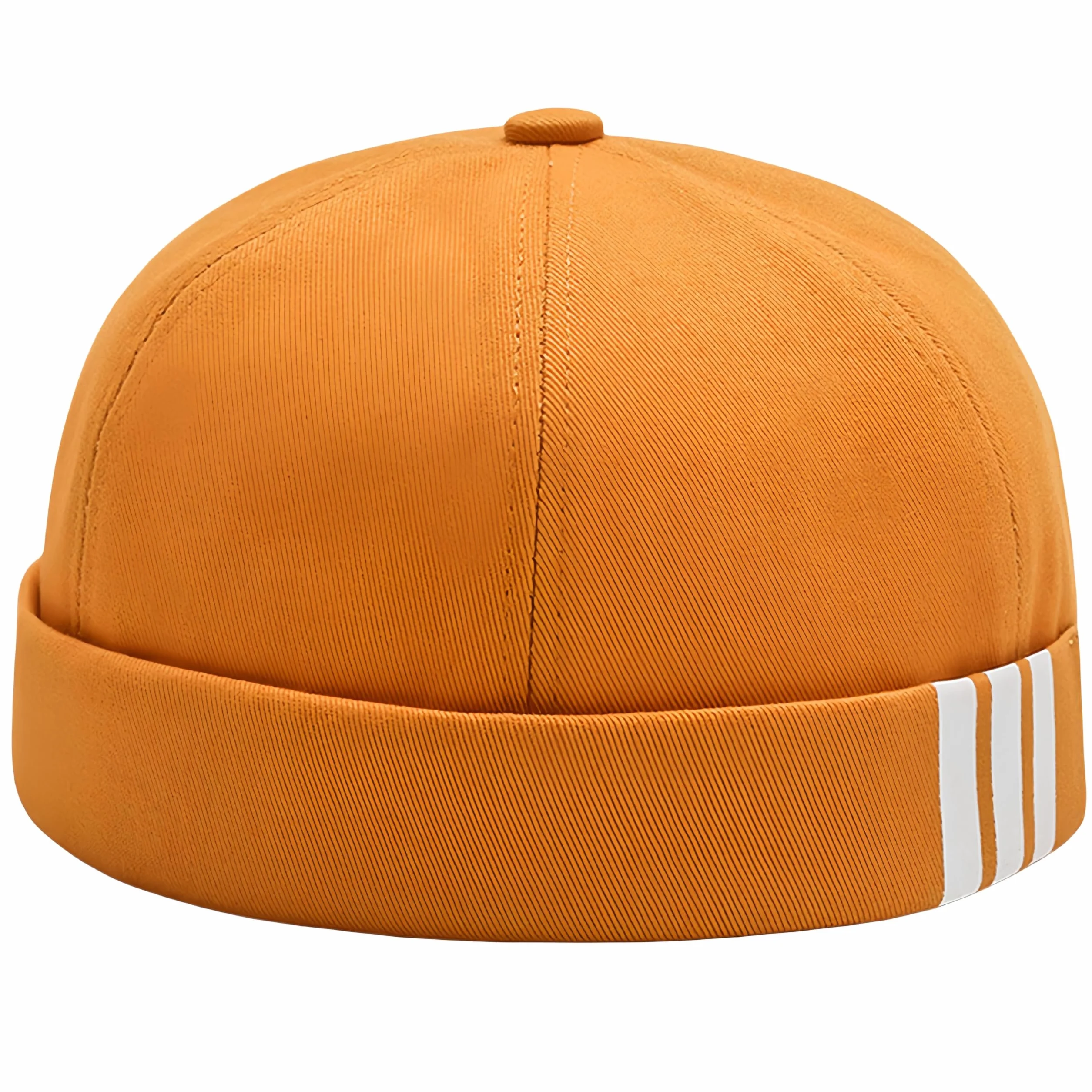 Bonnets Homme Hiver Docker Hat Beanie Worker Caps Brimless Hat Rolled Cuff Adjustable