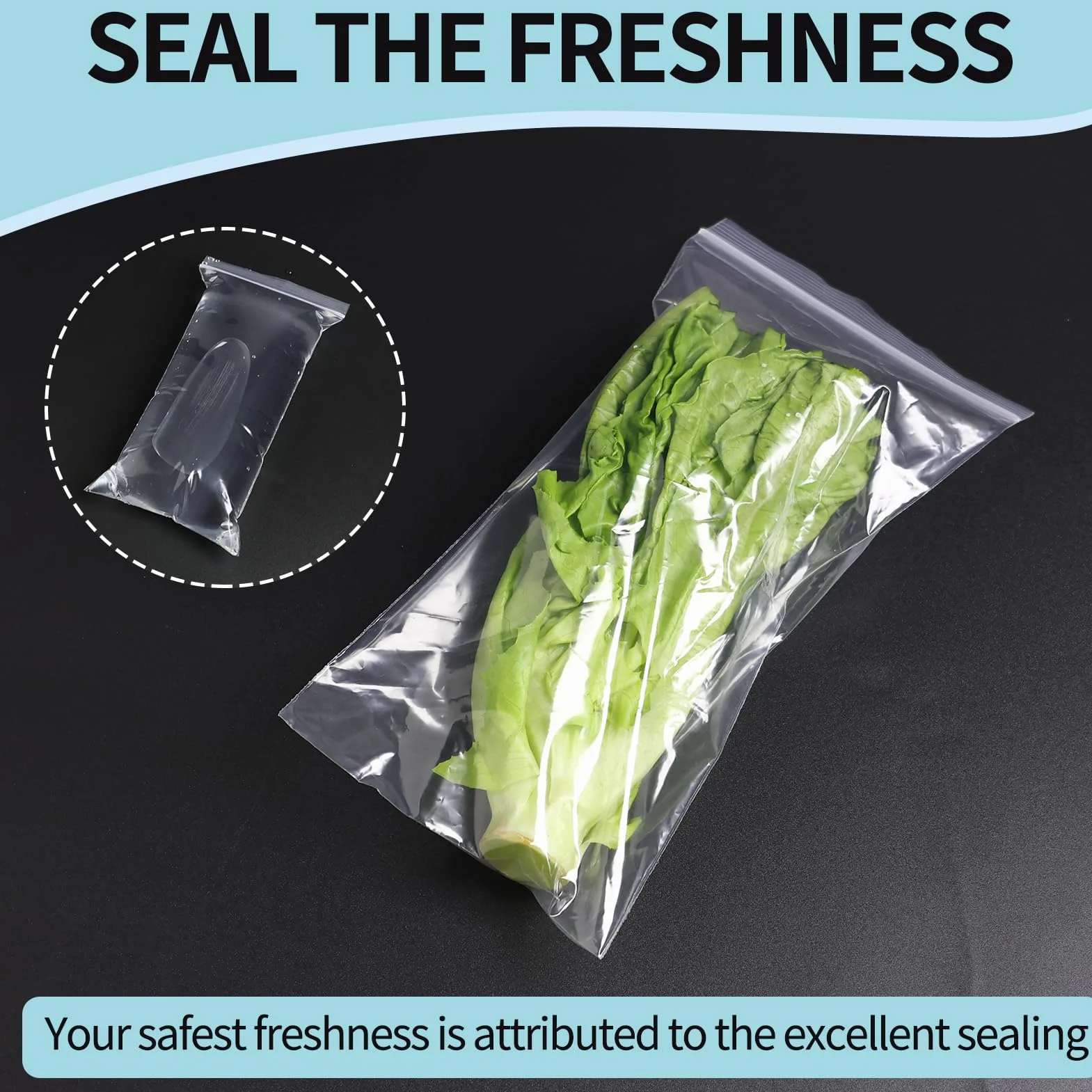 Sachets Plastiques Refermables Zip 10x20 cm Transparent 100 Pièces Sac Plastique Ziplock