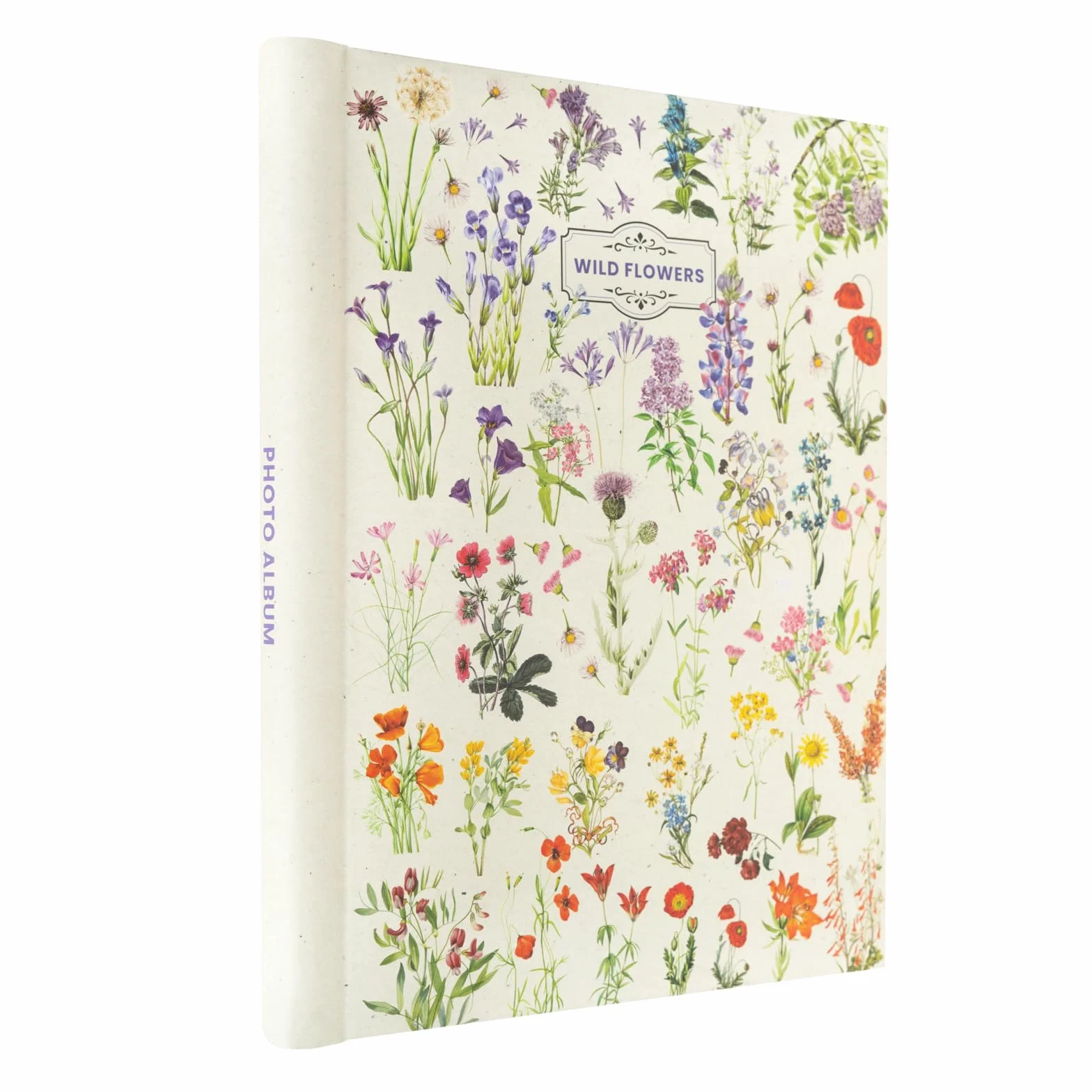 Grupo Erik Album Photo Traditionnel Wild Flowers 24 x 32 cm Pages Adhésives Couverture Rigide 10 x 15 cm