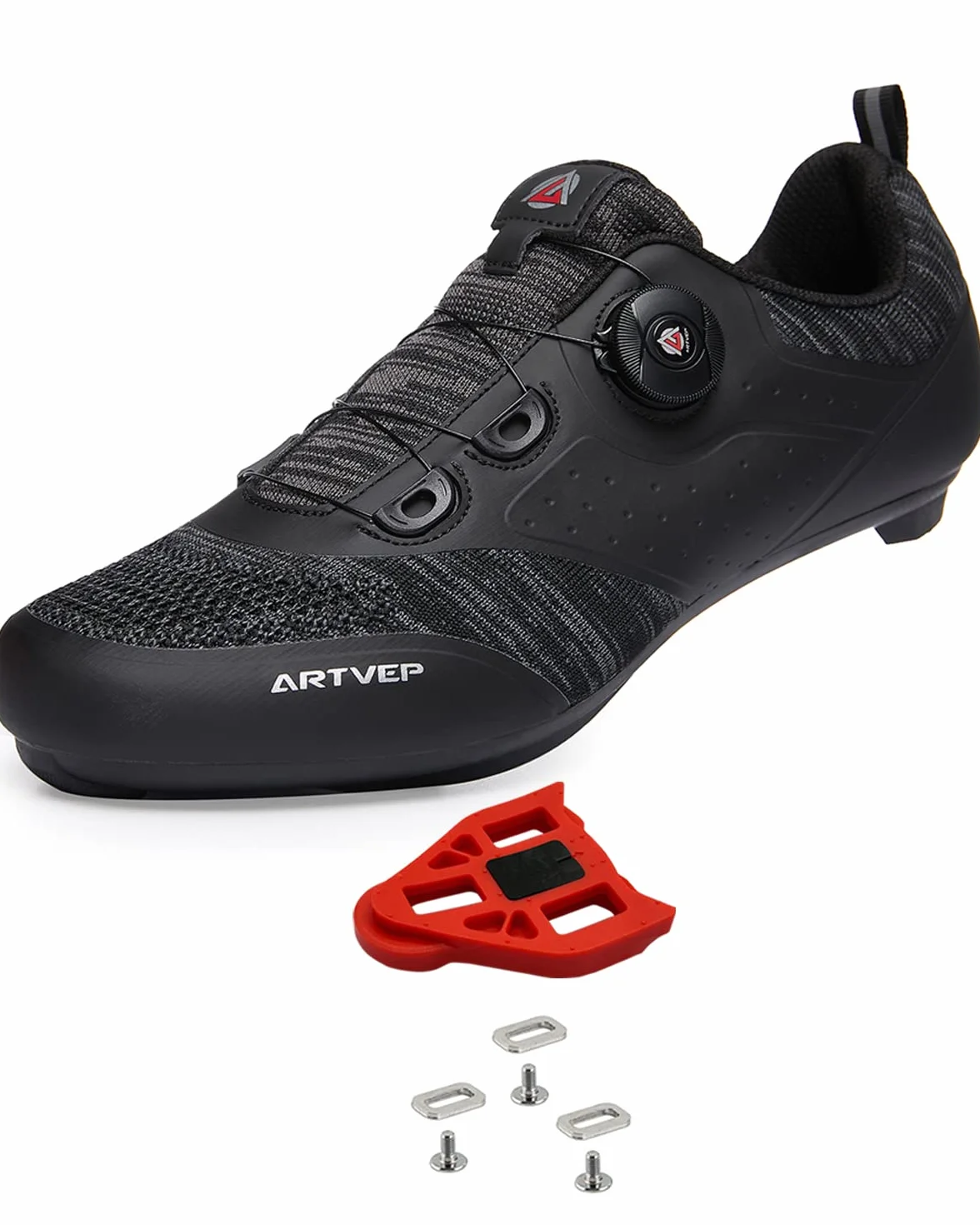 Chaussures de Cyclisme Homme Femme Compatibles Look SPD SPD-SL Delta avec Crampons Antidérapants