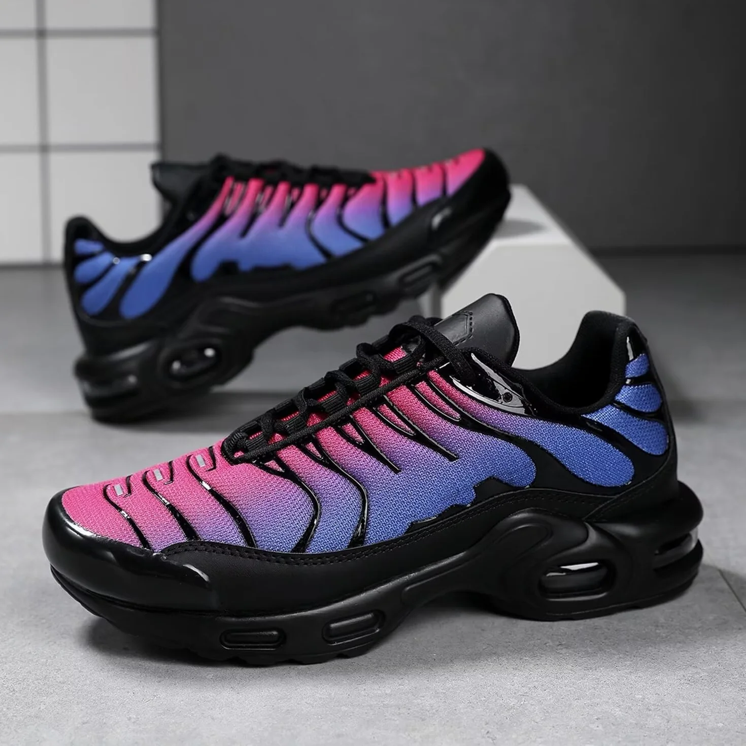 Baskets de Course à Pied Tendance pour Homme avec Coussin d'air - Chaussures de Sport