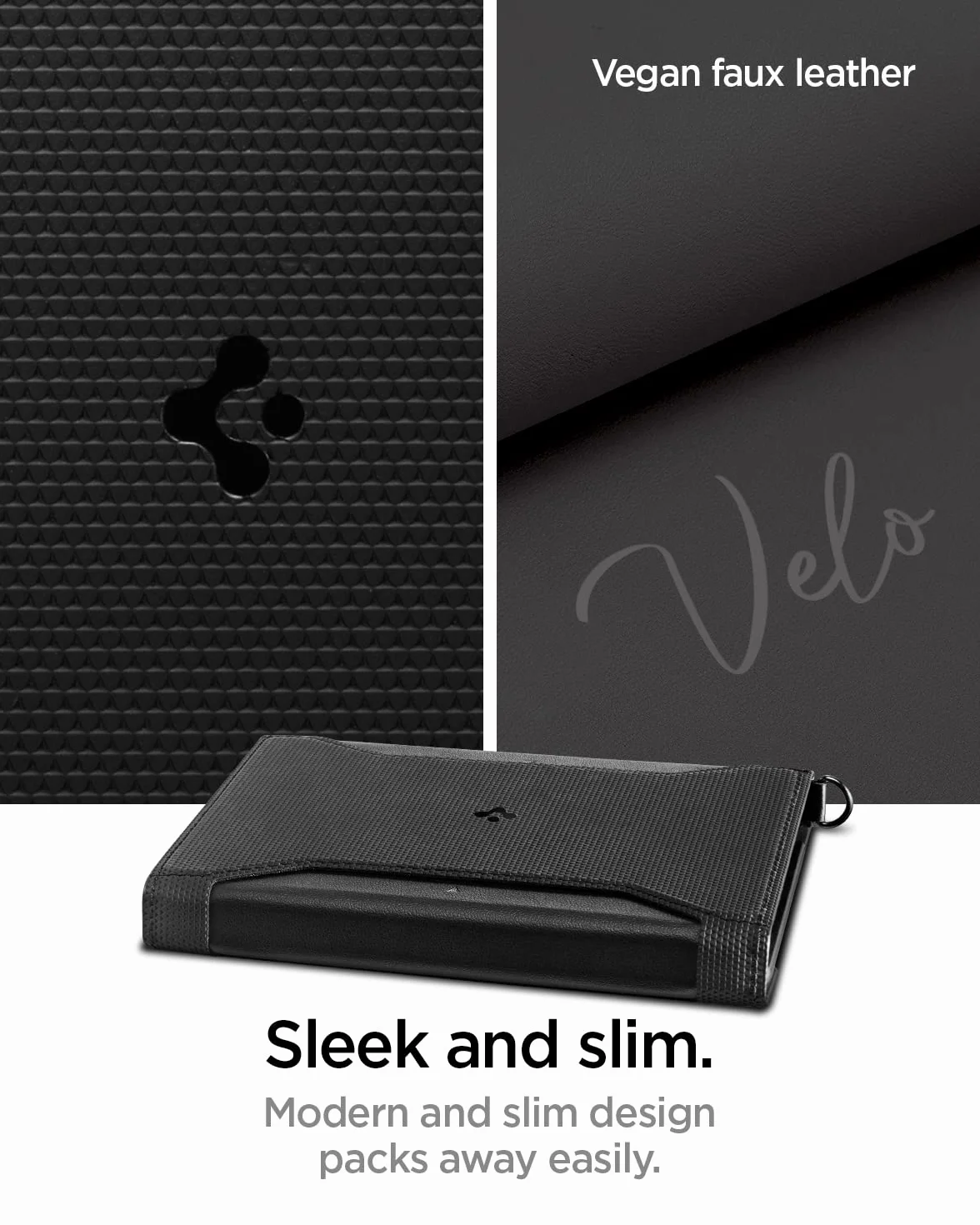 Spigen Étui Anti RFID Porte-Passeport en Similicuir
