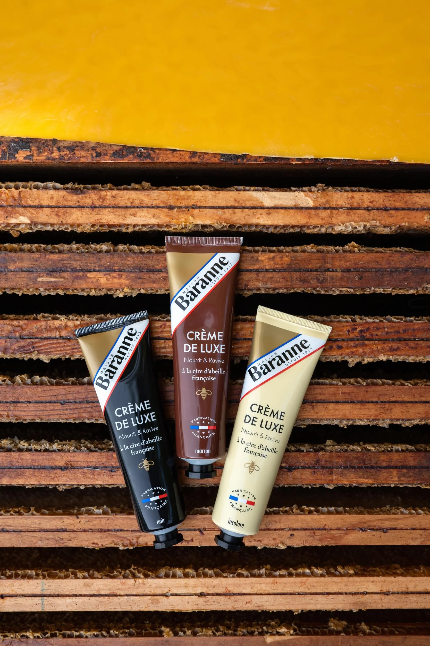 Crème de Luxe Incolore Cire d'Abeille Française 100ml Entretien Cuir