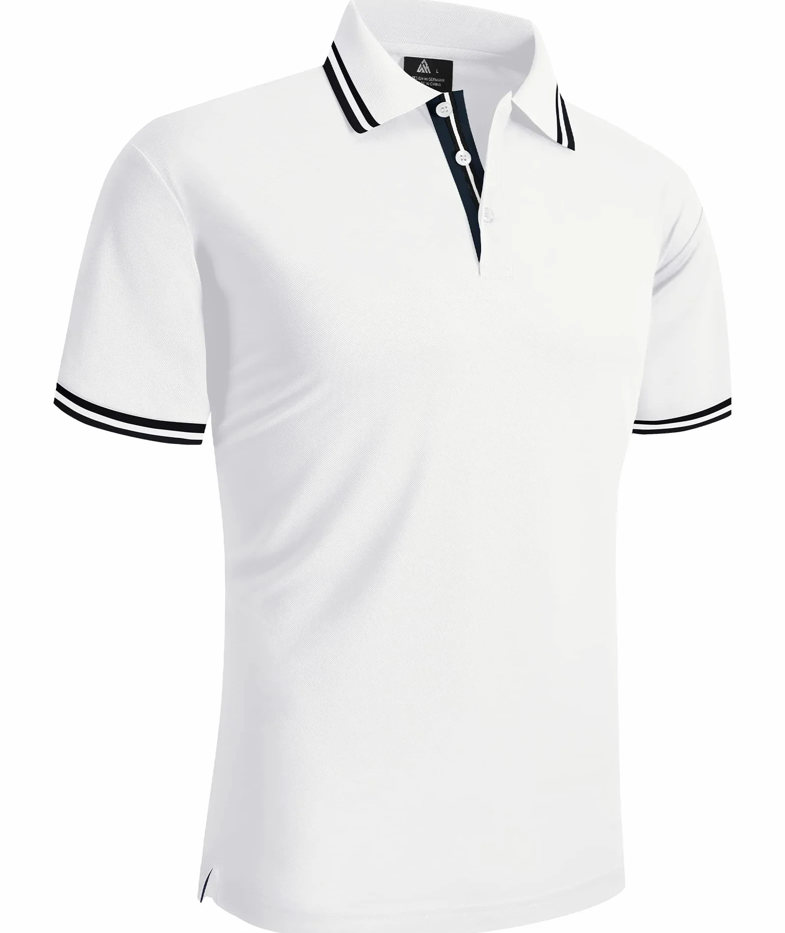 SwissWell Polo Homme Manches Courtes Golf Respirant Tshirt Sport Été Séchage Rapide