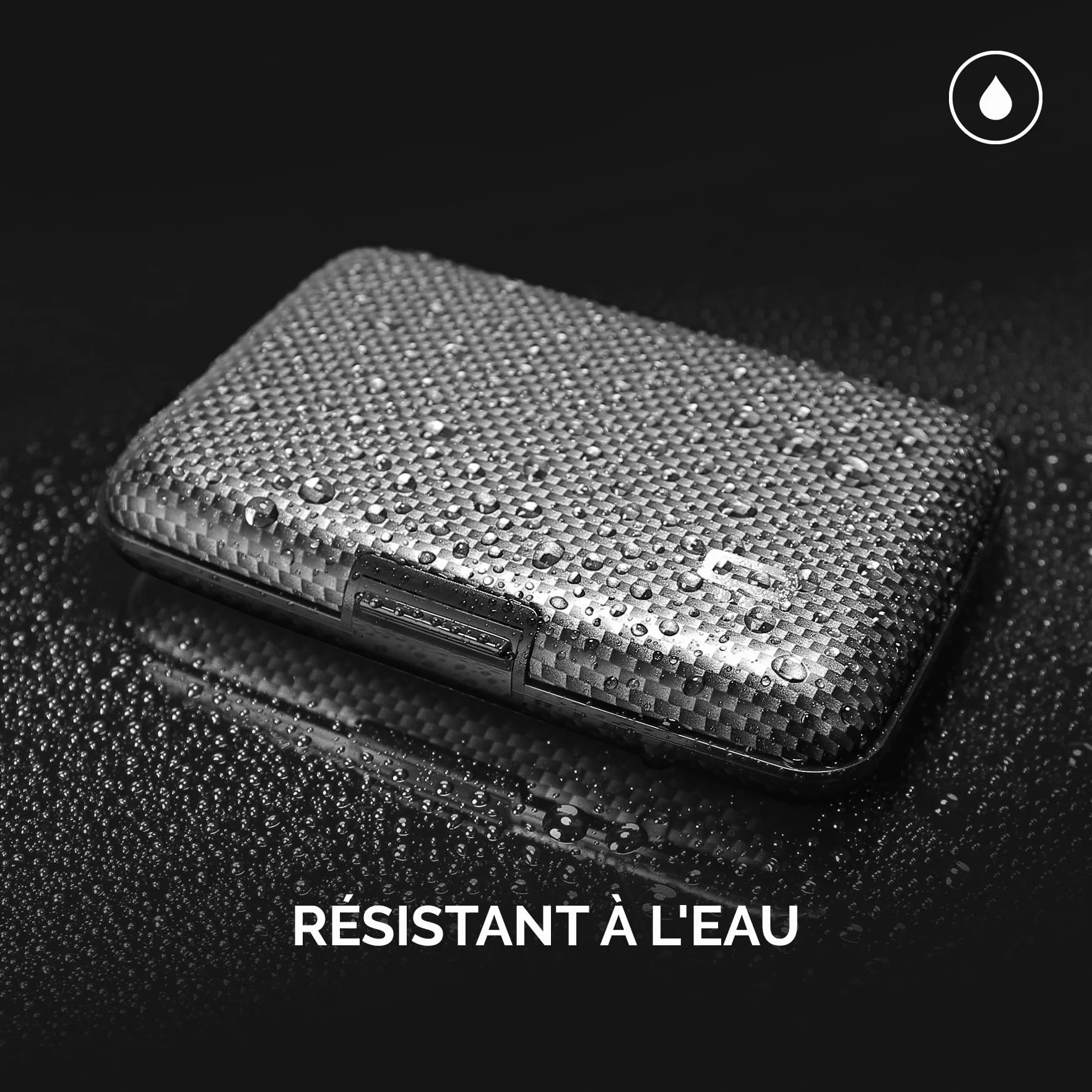 Porte-Cartes en Aluminium Protection RFID Smart Case Stockholm V1