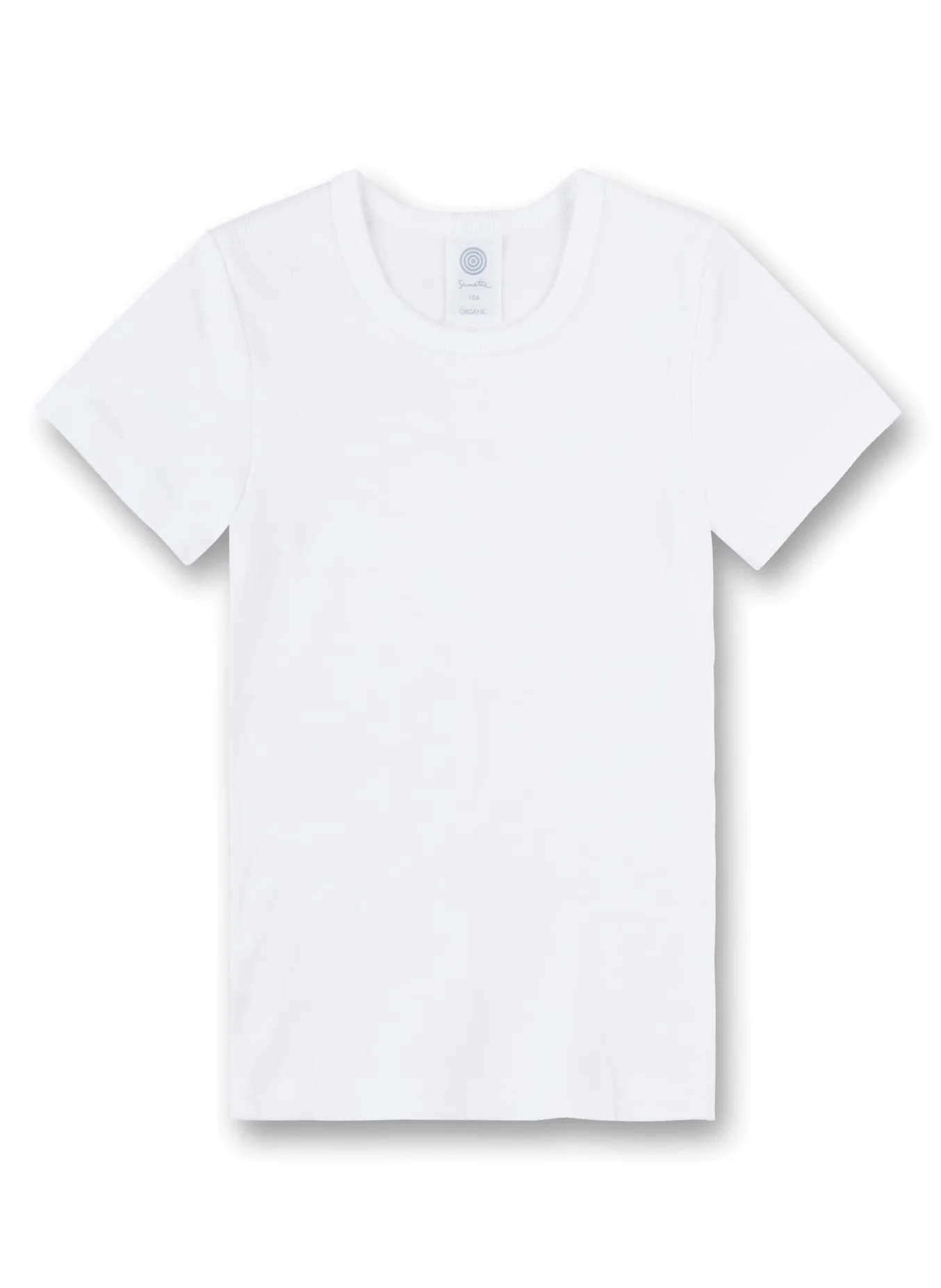 Sanetta T-Shirt Coton Manches Courtes Blanc