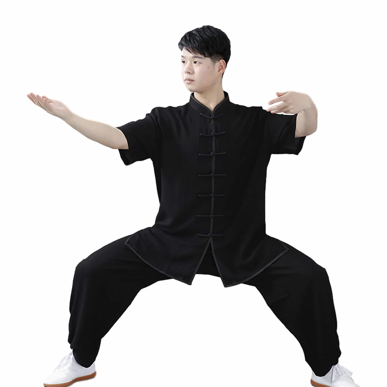 Costume Arts Martiaux Kung Fu Tai Chi Vêtements Unisexe Coupe Décontractée