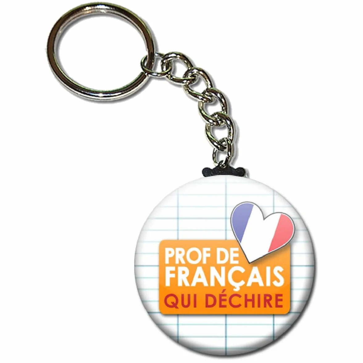 Porte Clés Chaînette 3,8 cm Accessoire École Professeur Enfant