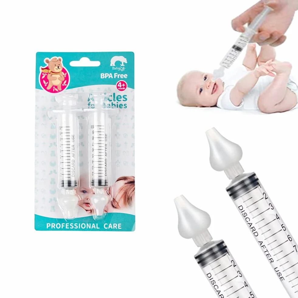 Irrigateur Nasal 10ml Professionnel Réutilisable 2 Pièces
