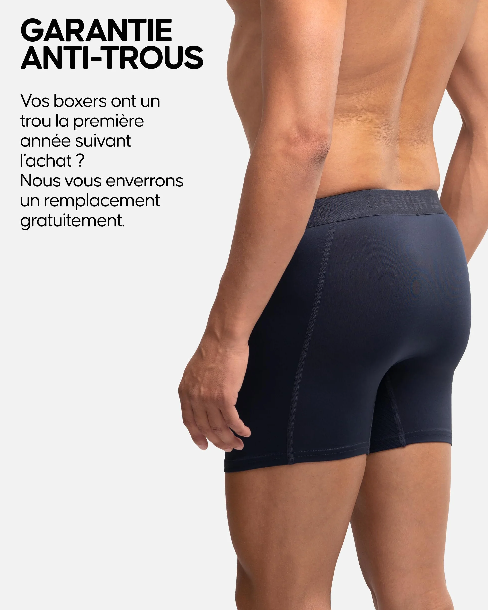 DANISH ENDURANCE Boxers de Course pour Hommes Anti-frottements Lot de 3