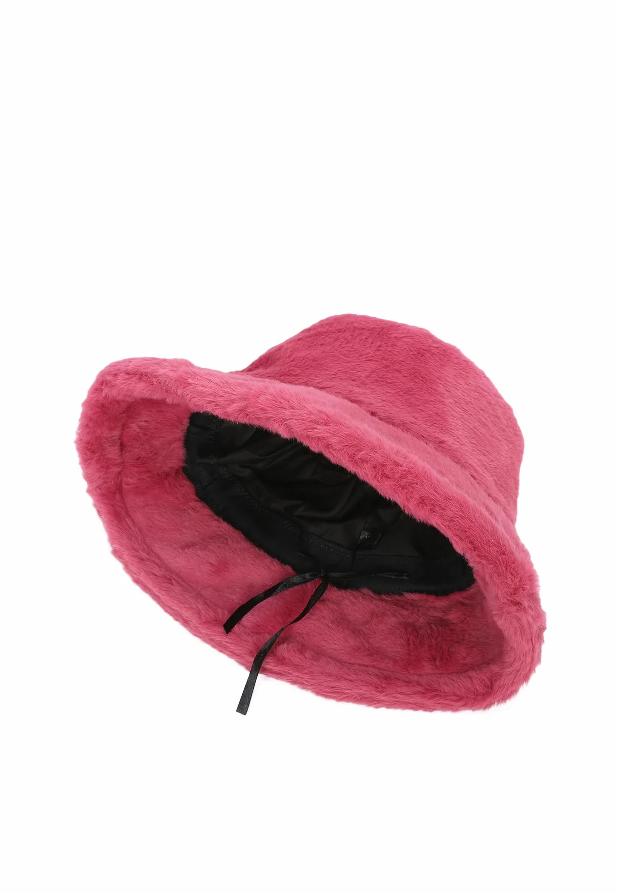 QUEEN HELENA Chapeau d'hiver Cloche avec visière poils doux à la pêche pour femme CP302