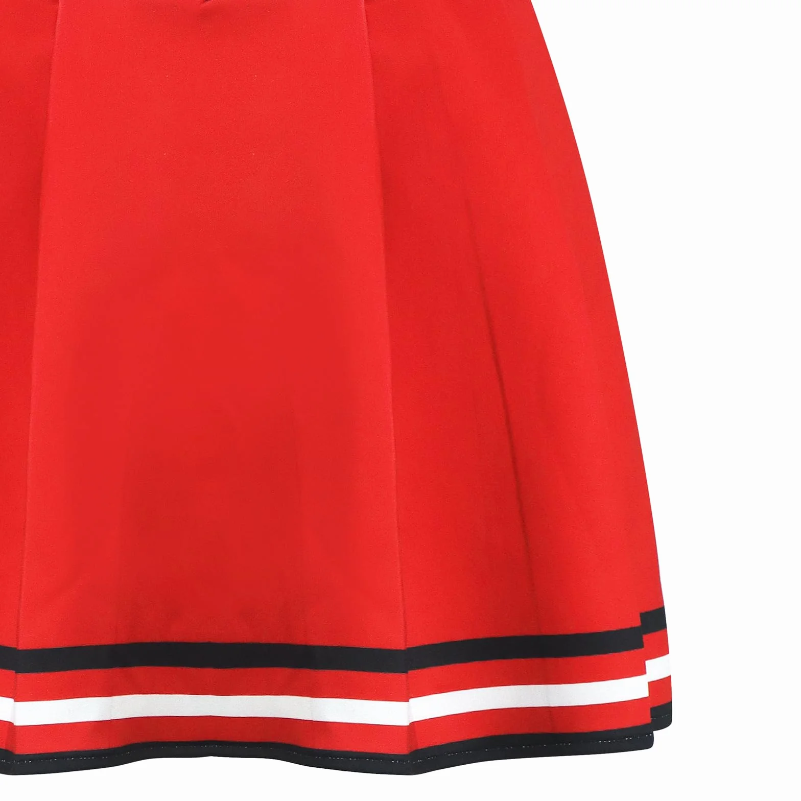 Costume de pom-pom girl pour femme - Haut court et jupe - Trèfles - Tenue d'Halloween