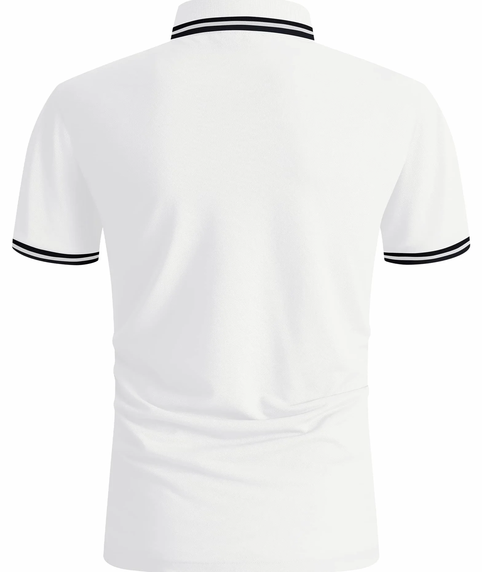 SwissWell Polo Homme Manches Courtes Golf Respirant Tshirt Sport Été Séchage Rapide