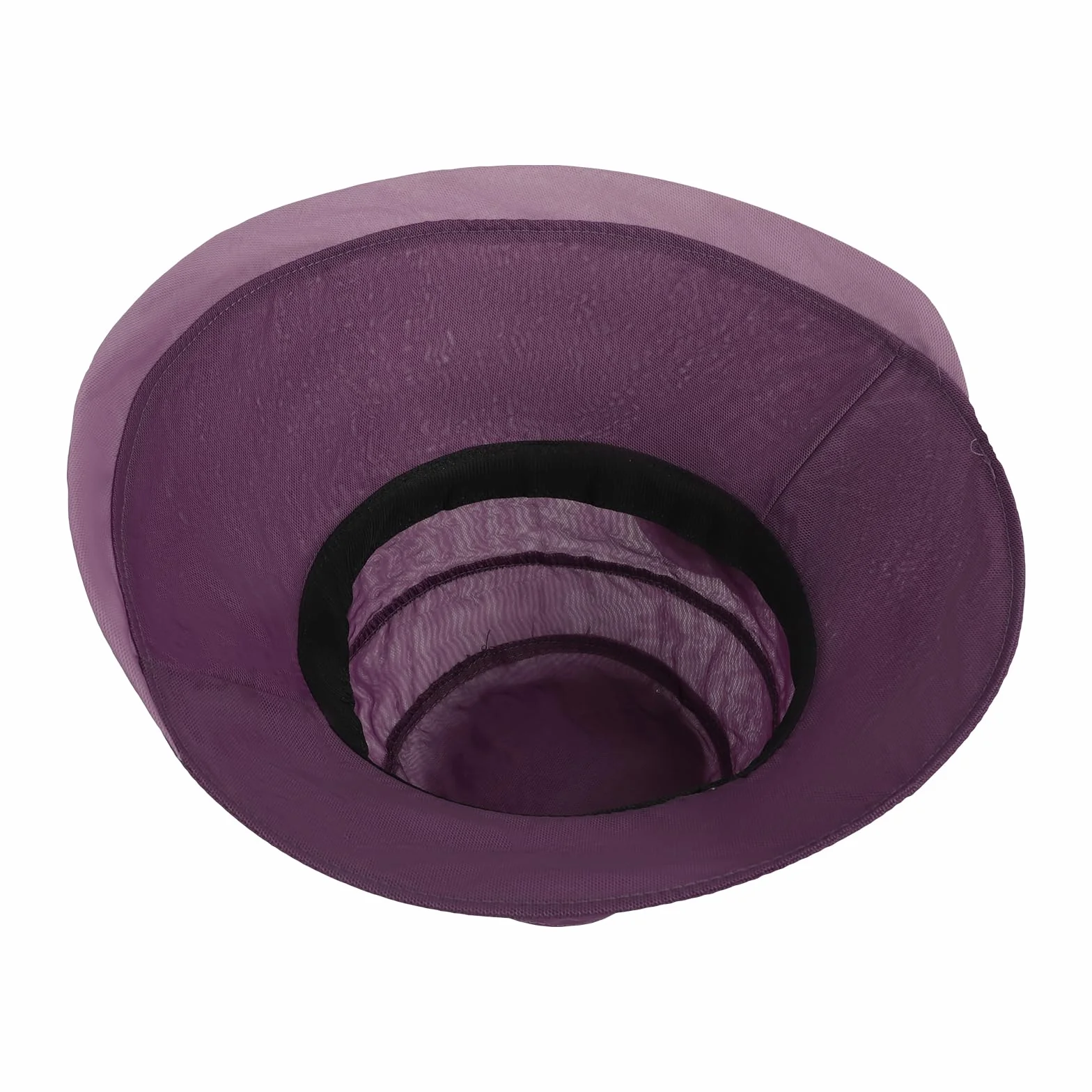 Chapeau de Melon en Organza pour Femme Casquette été Pliable Maille Chapeau de Soleil Respirant Large Bord Dame