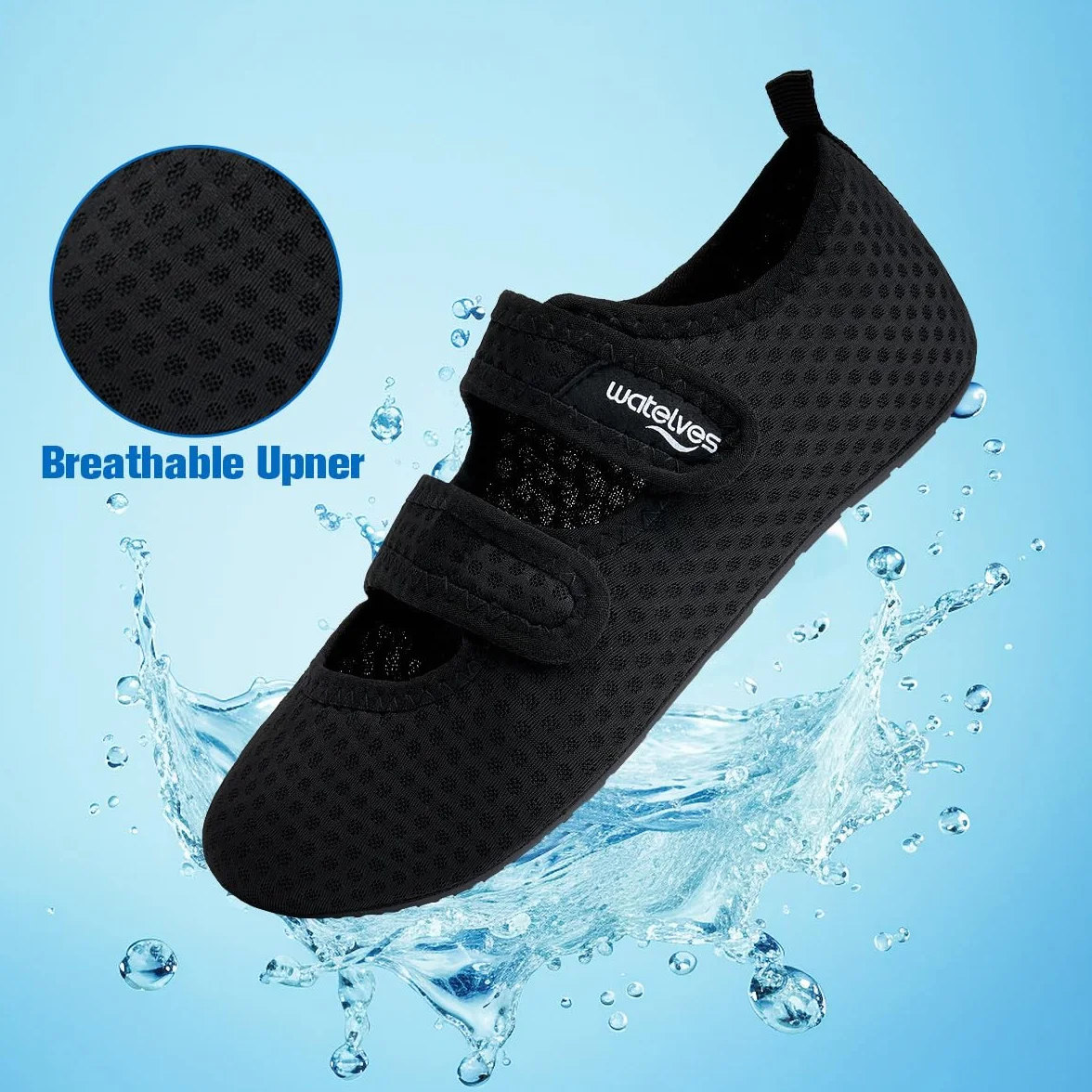 Chaussures de Bain d'eau Femmes Hommes Natation Plage Aquatiques Séchage Rapide Respirable Surf Piscine