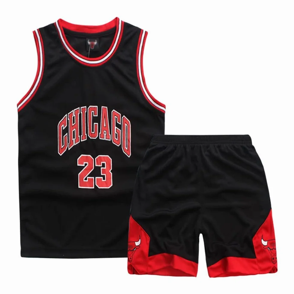 Maillots De Basketball Débardeur actif ensemble court garçons