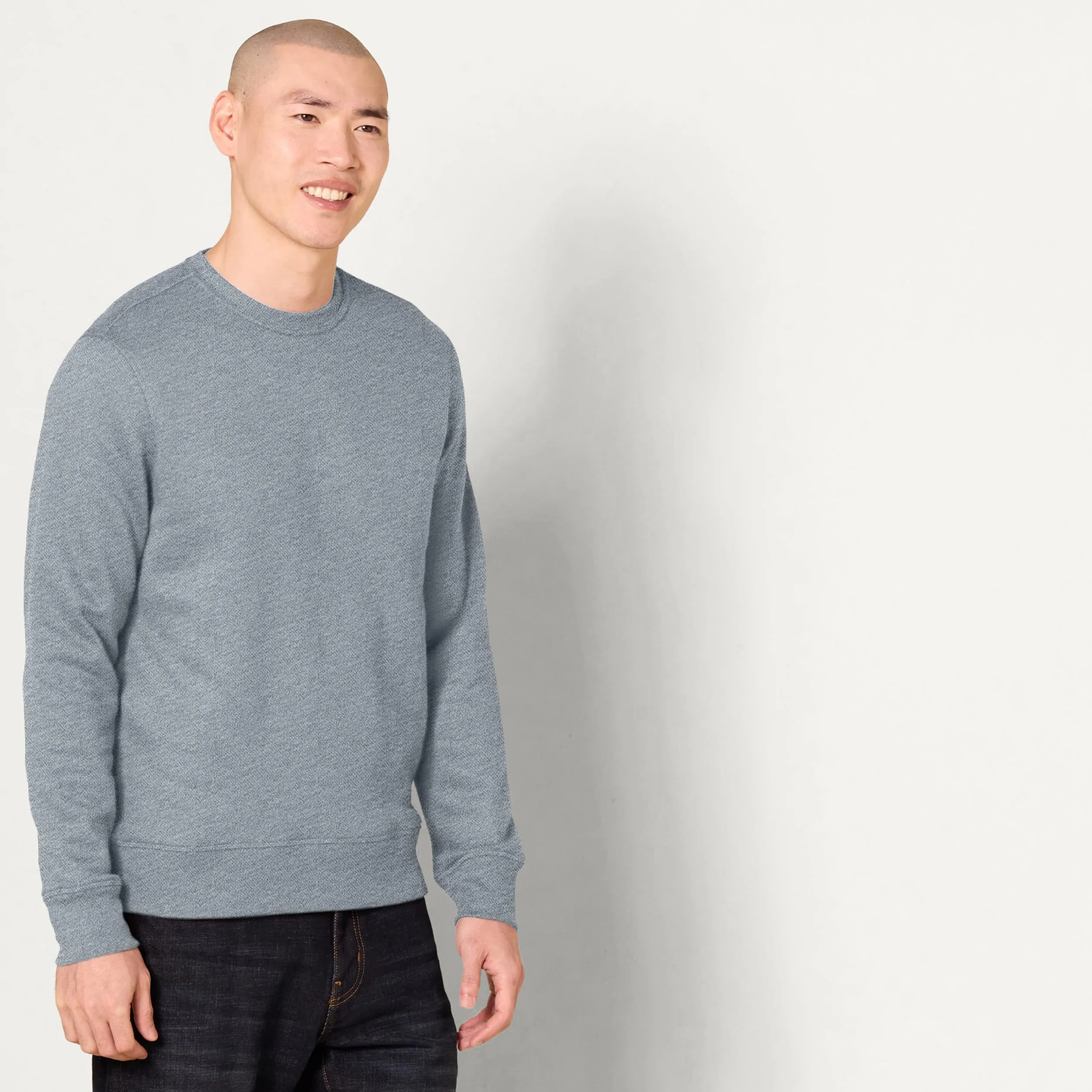 Amazon Essentials Homme Sweat-Shirt à col Rond en Polaire Grandes Tailles
